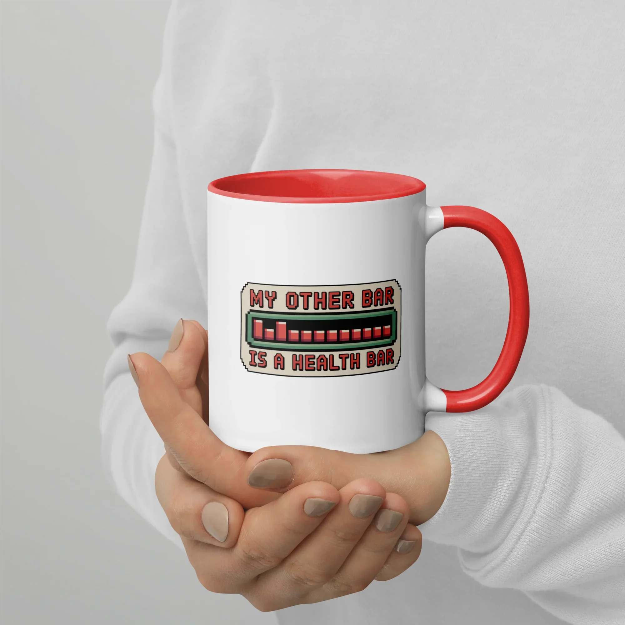 Retro Gaming Bartop Mug – Pixel Nostalgia Design for True Arcade Fans - RaZits