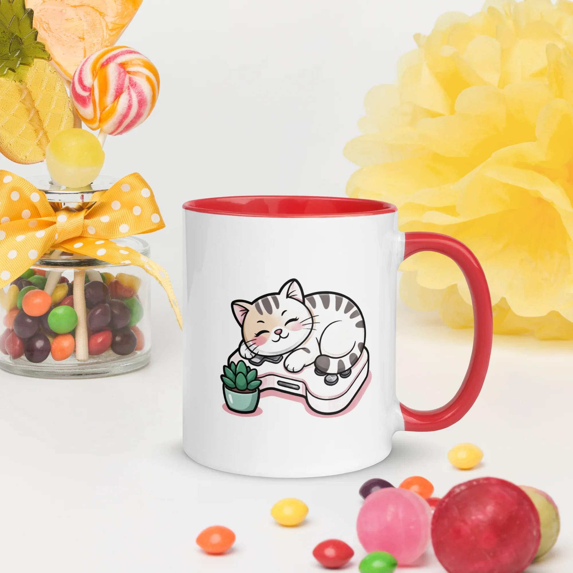 Gamer Cat Mug – Cozy Kawaii Vibes for Chill Players - RaZits