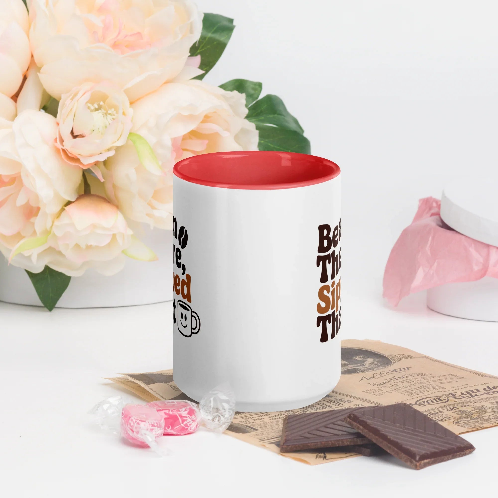 Bean There, Sipped That Ceramic Coffee Mug - RaZits