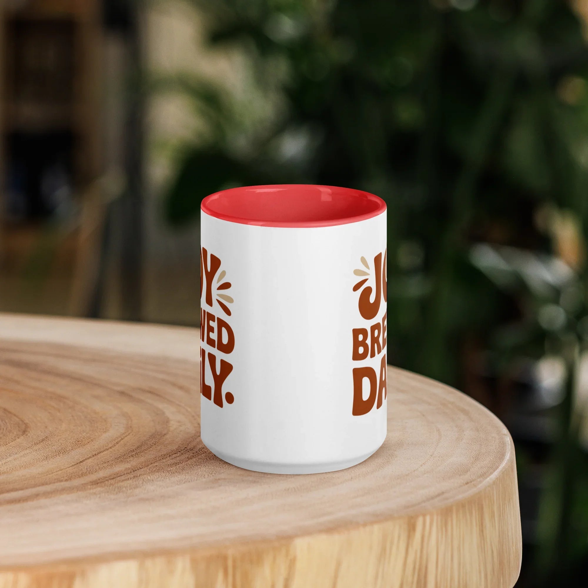 Joy Brewed Daily Ceramic Coffee Mug - RaZits
