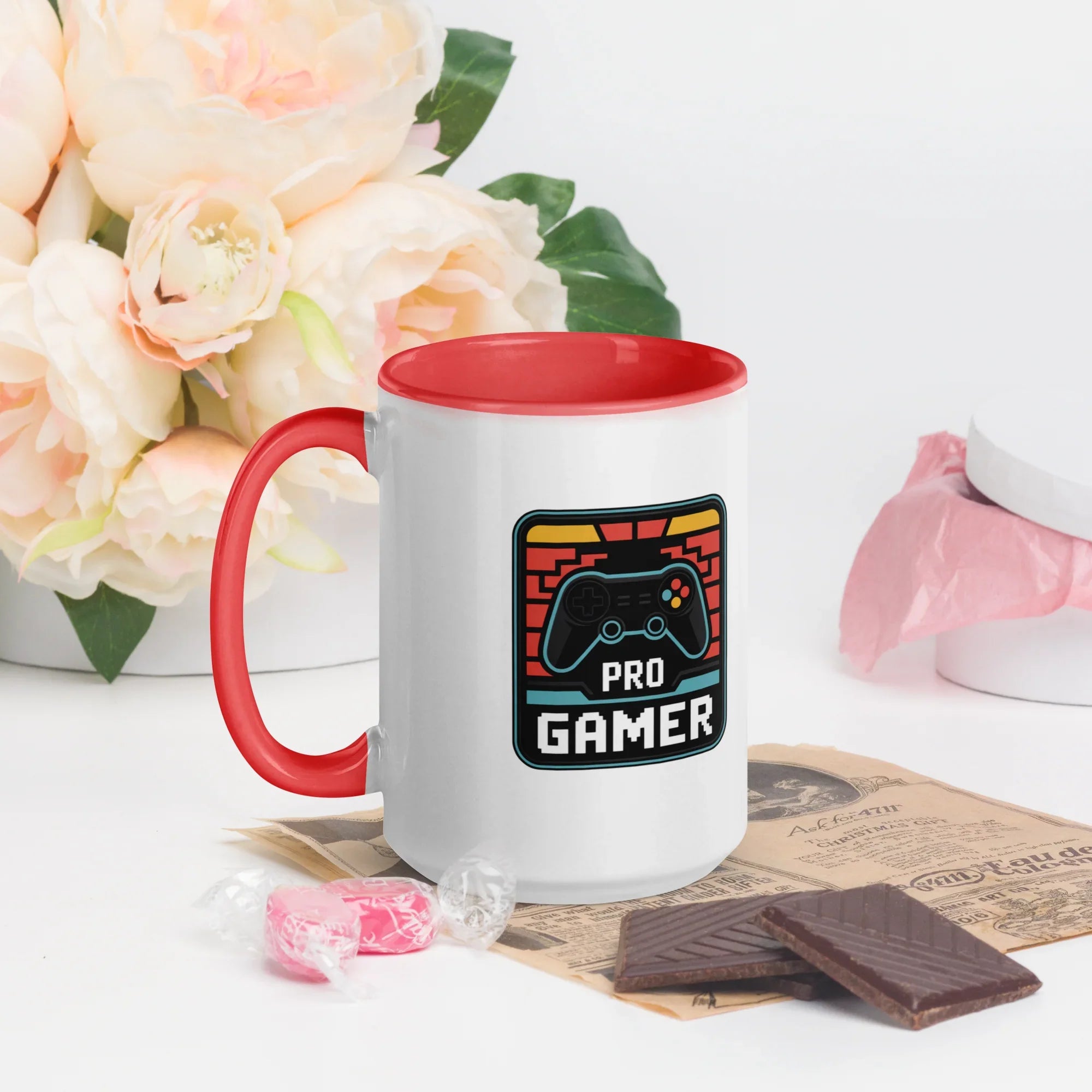 Pro Gamer Mug – Retro Pixel Controller Design for Competitive Players - RaZits