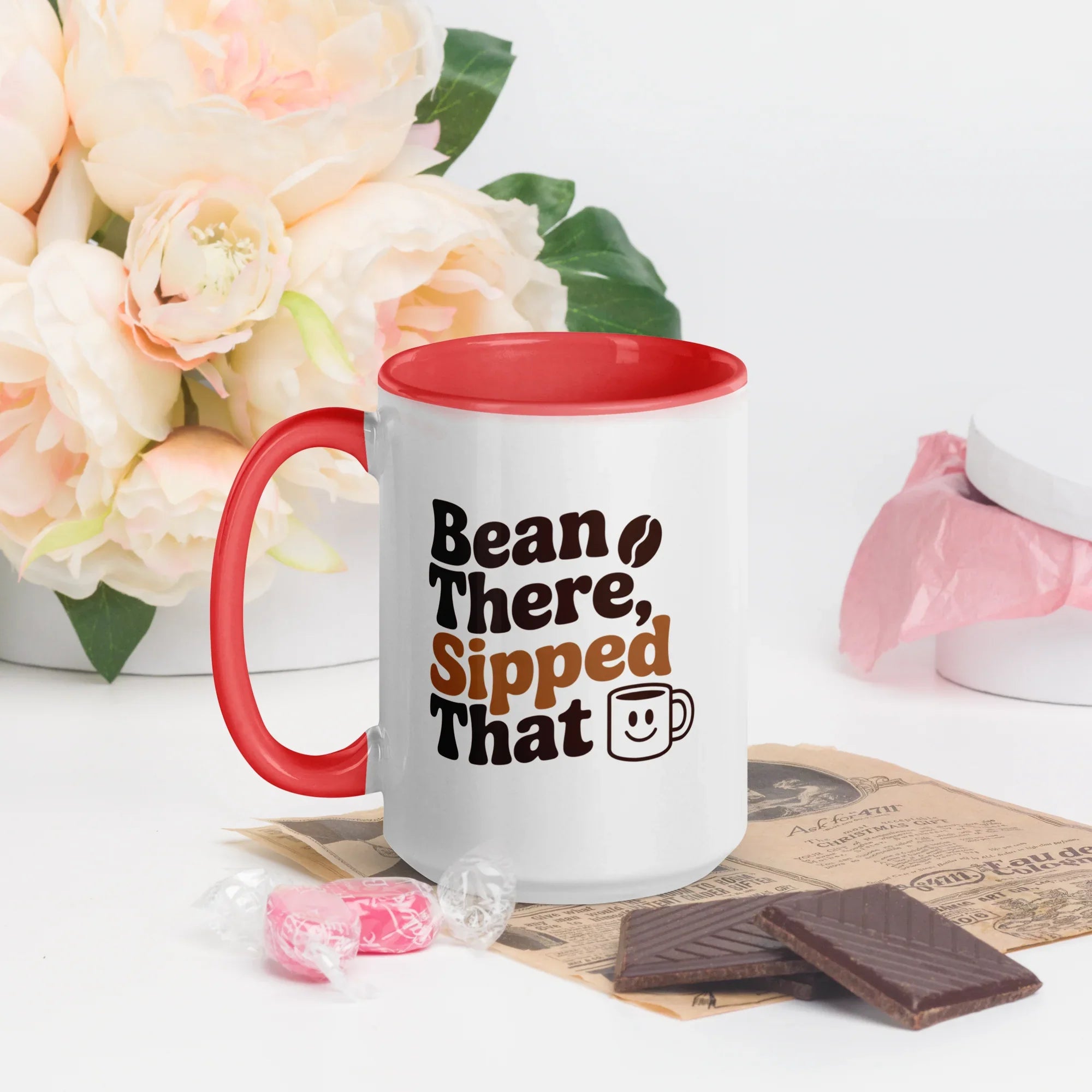 Bean There, Sipped That Ceramic Coffee Mug - RaZits