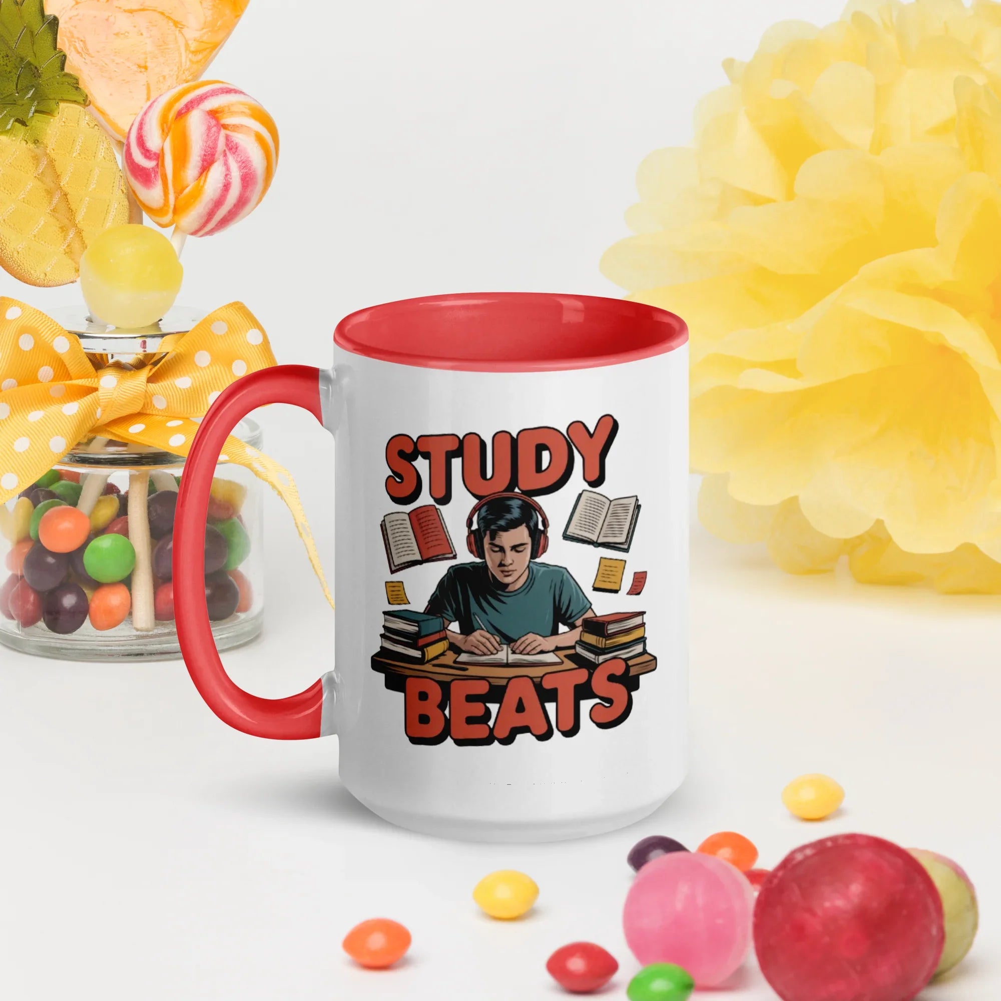 Study Beats Focus-Mode Ceramic Mug - RaZits