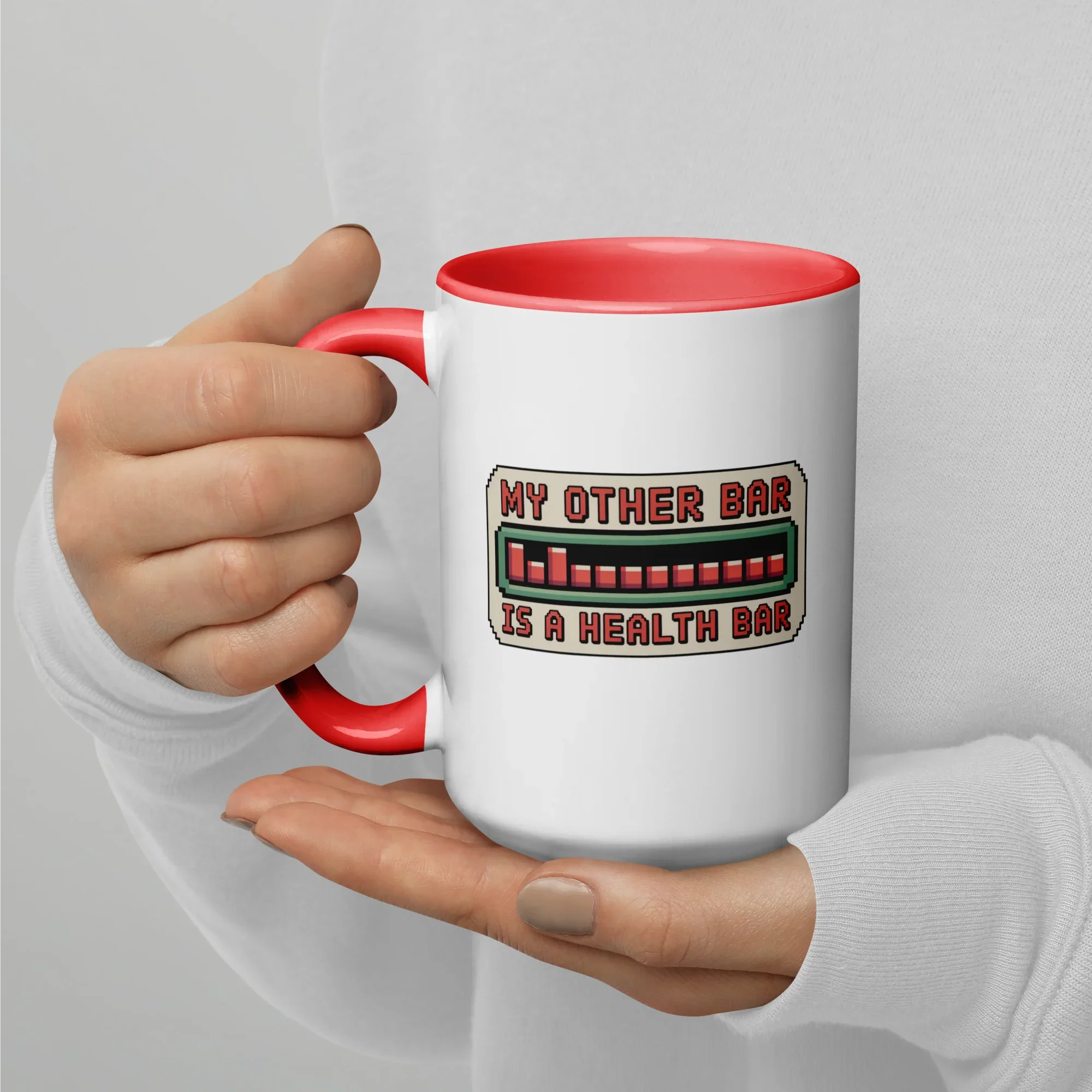 Retro Gaming Bartop Mug – Pixel Nostalgia Design for True Arcade Fans - RaZits
