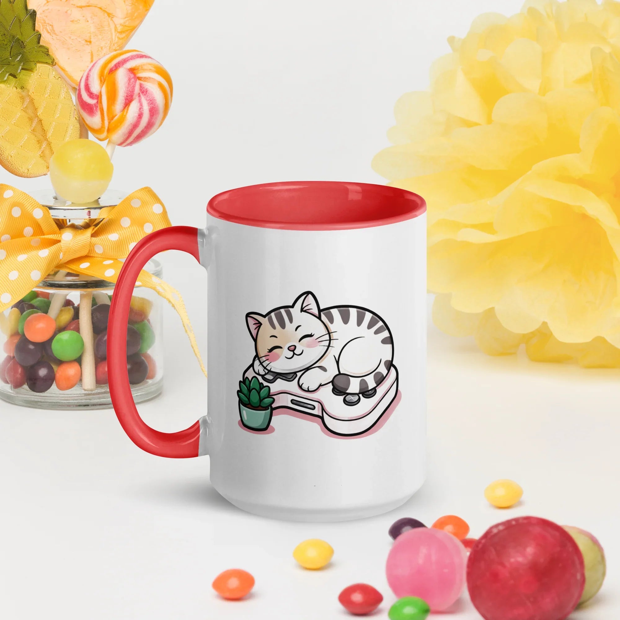 Gamer Cat Mug – Cozy Kawaii Vibes for Chill Players - RaZits