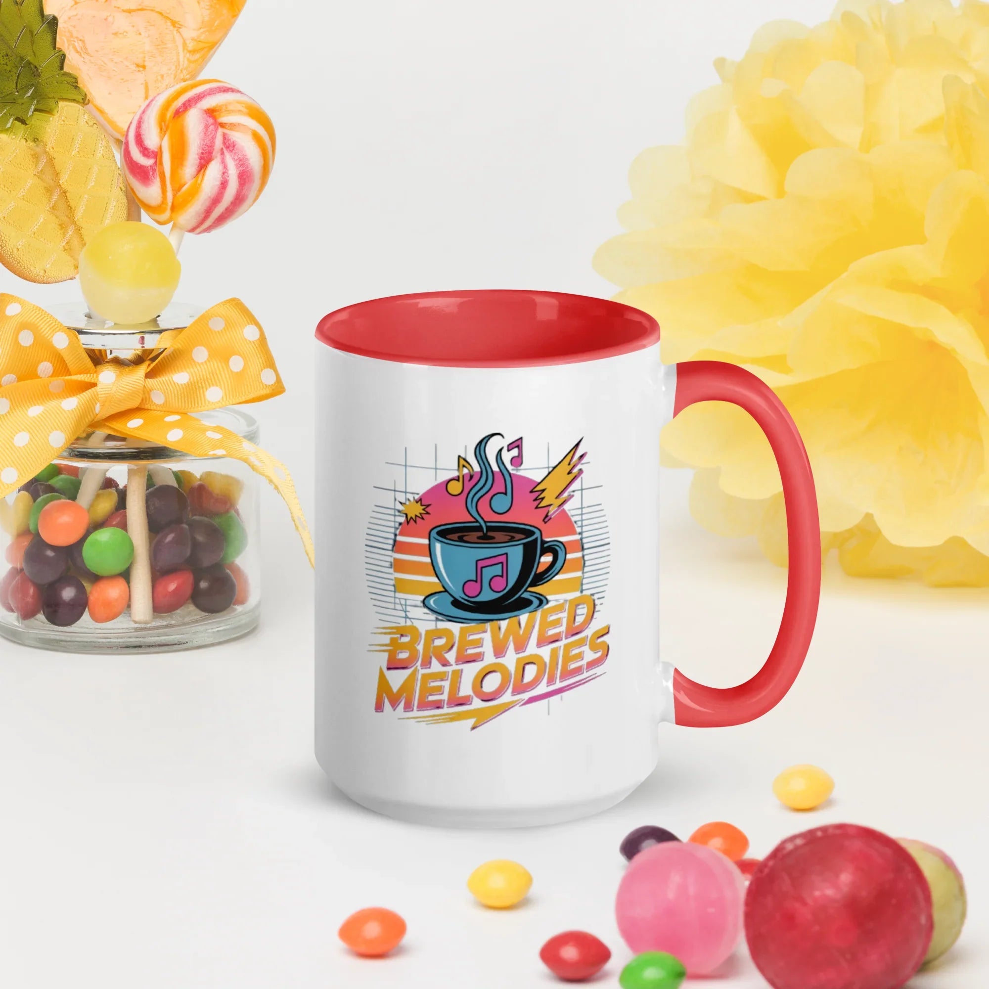 Brewed Melodies Mug – Retro Coffee Vibes for Music Lovers - RaZits