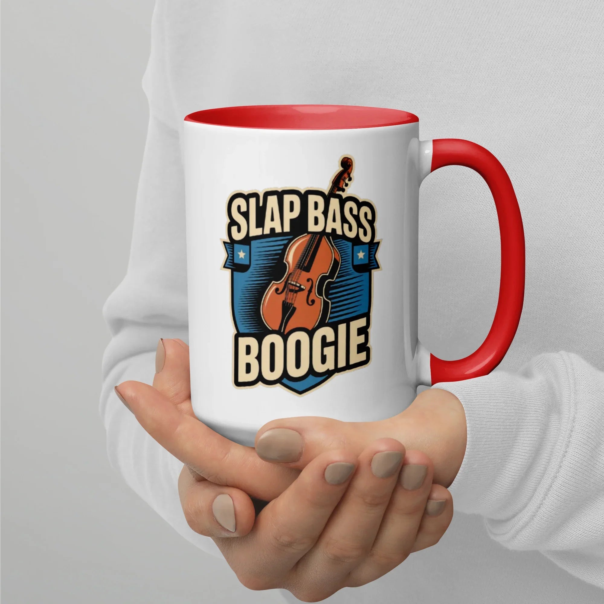 Slap Bass Boogie Retro Bass Ceramic Mug - RaZits