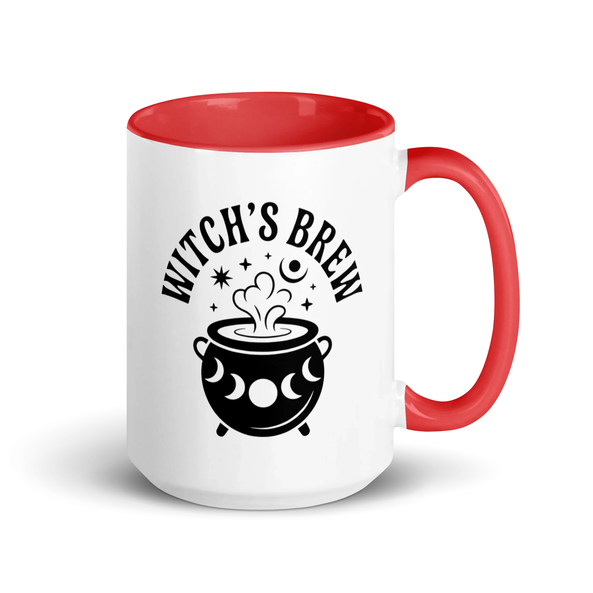 Witch’s Brew Ceramic Mug – Moon Cauldron Design - RaZits
