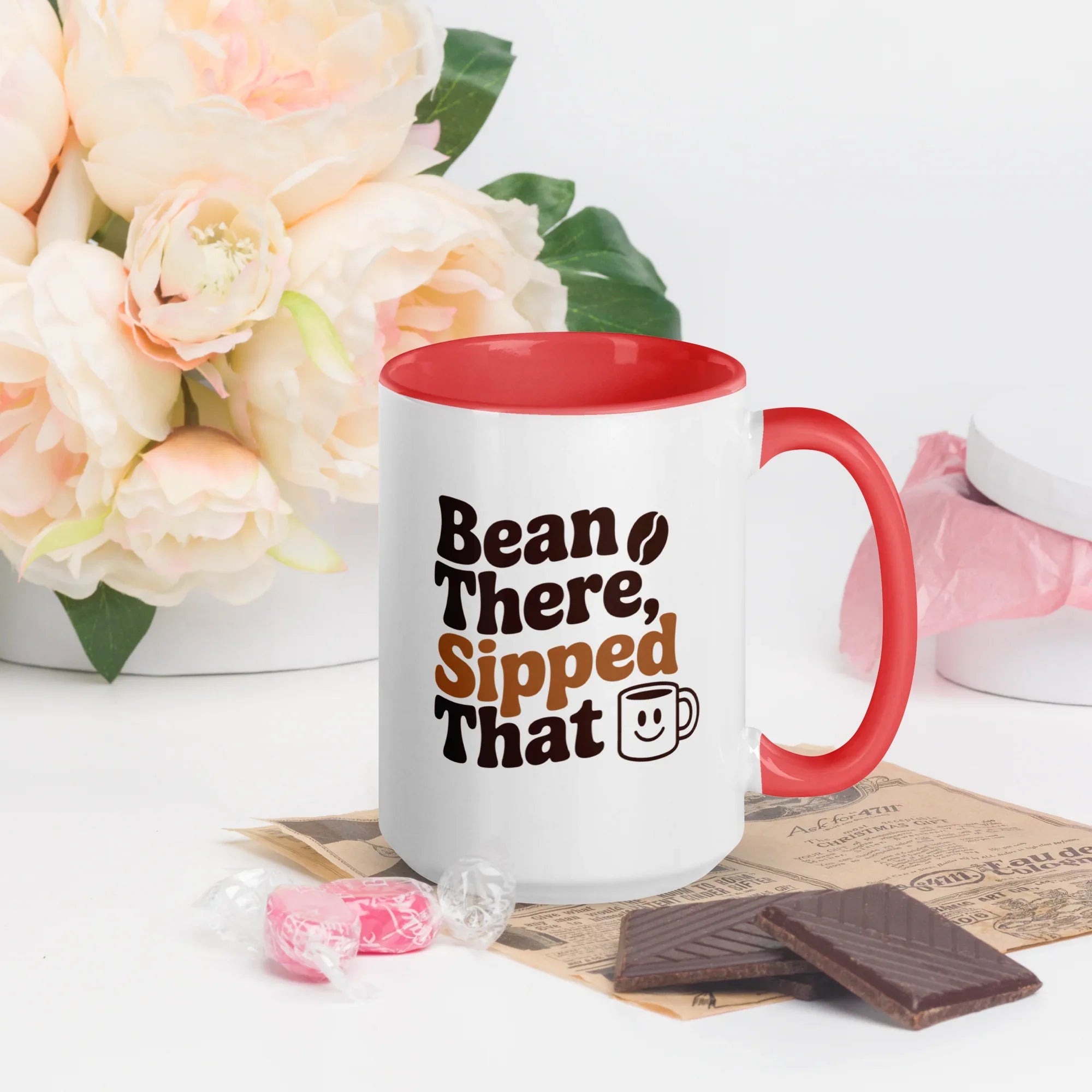 Bean There, Sipped That Ceramic Coffee Mug - RaZits