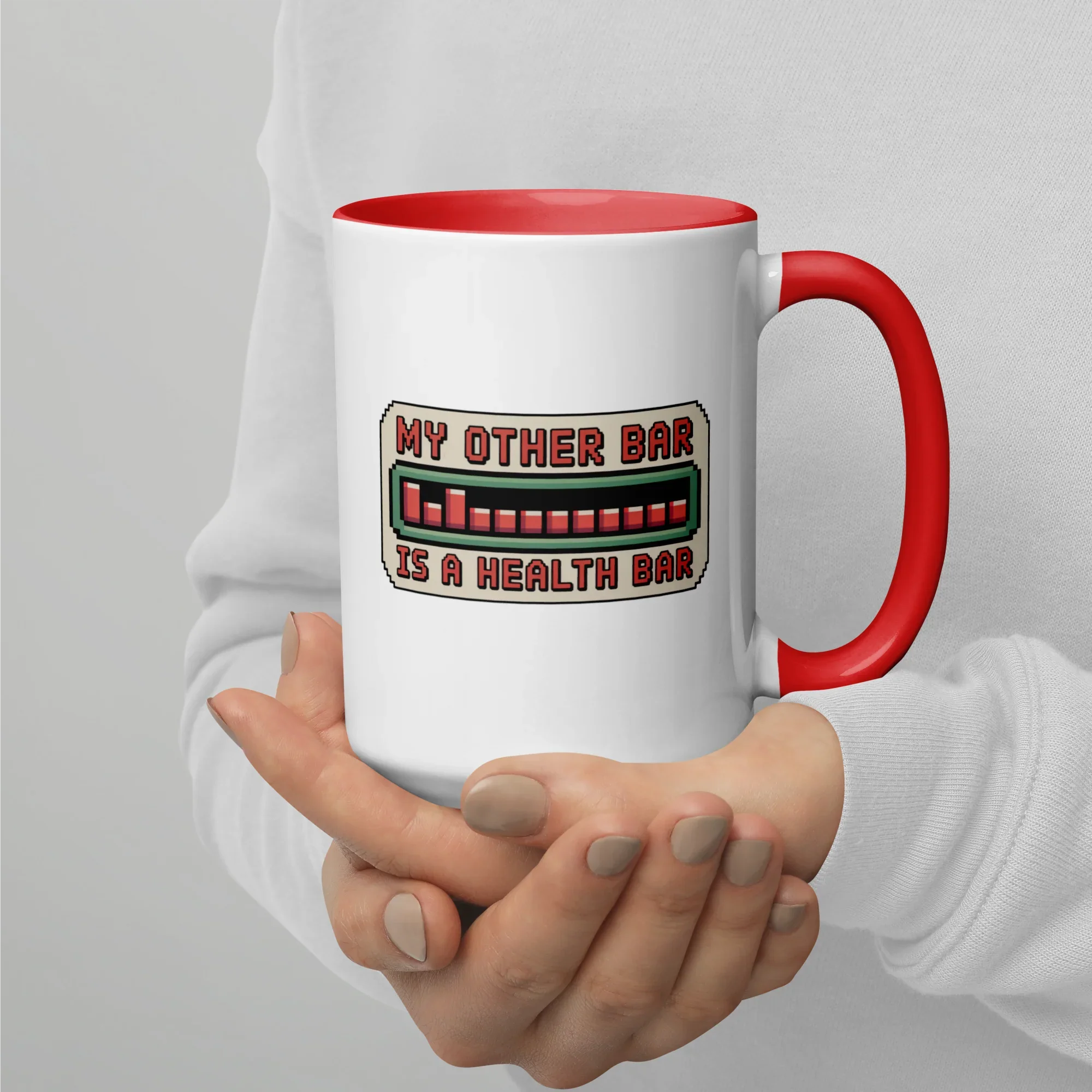 Retro Gaming Bartop Mug – Pixel Nostalgia Design for True Arcade Fans - RaZits