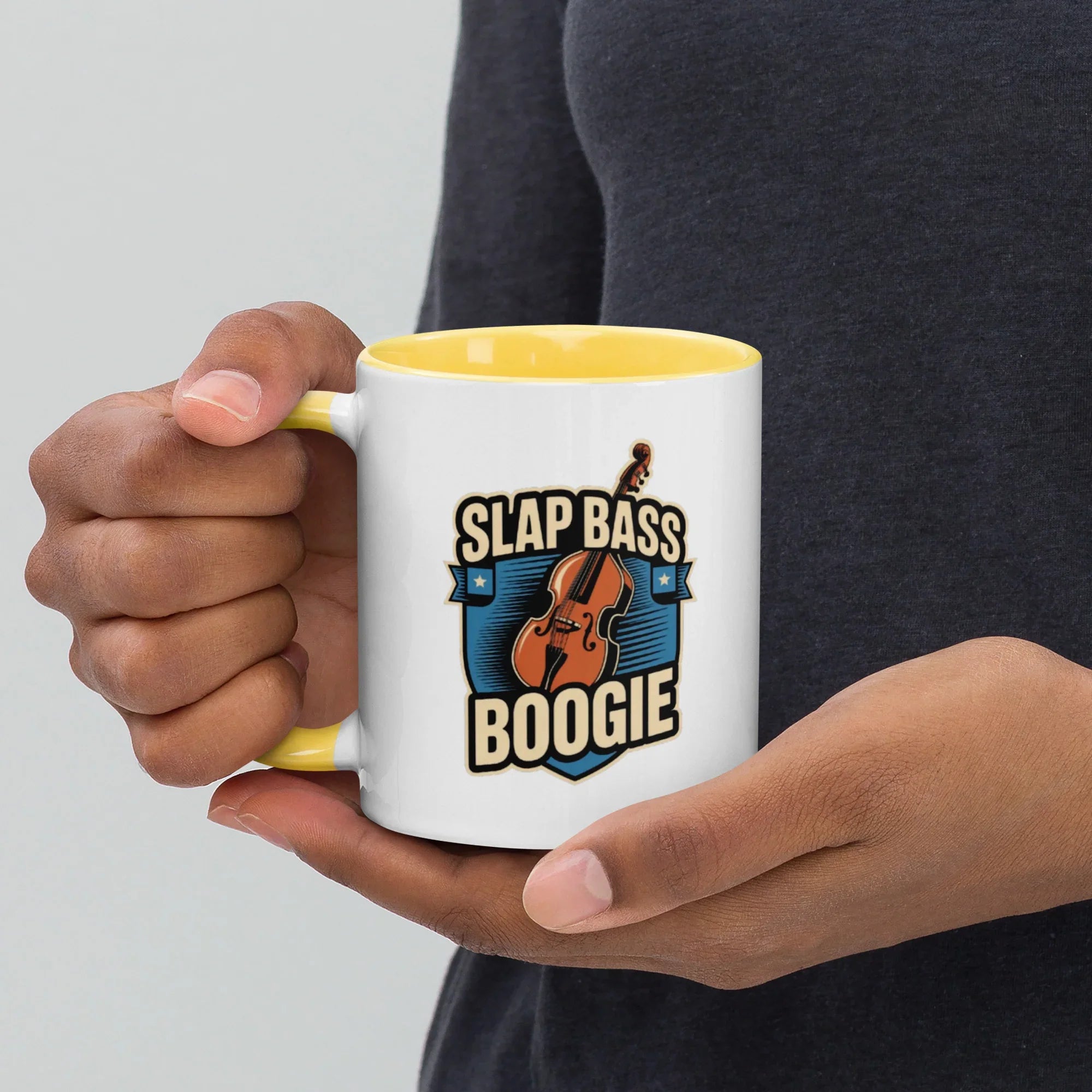 Slap Bass Boogie Retro Bass Ceramic Mug - RaZits