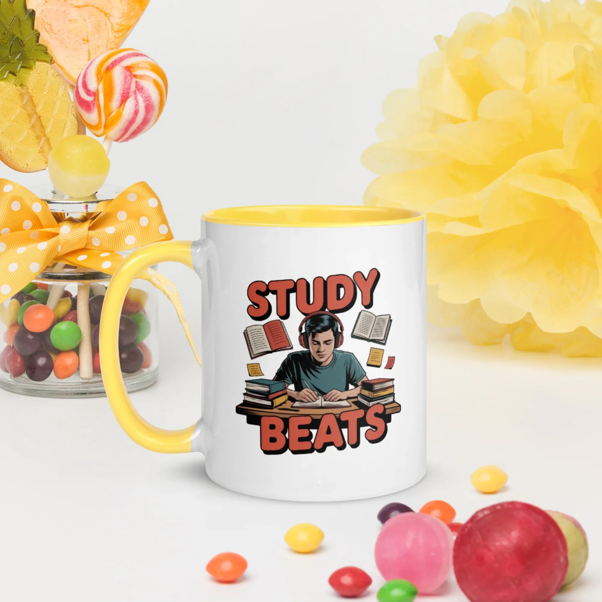 Study Beats Focus-Mode Ceramic Mug - RaZits