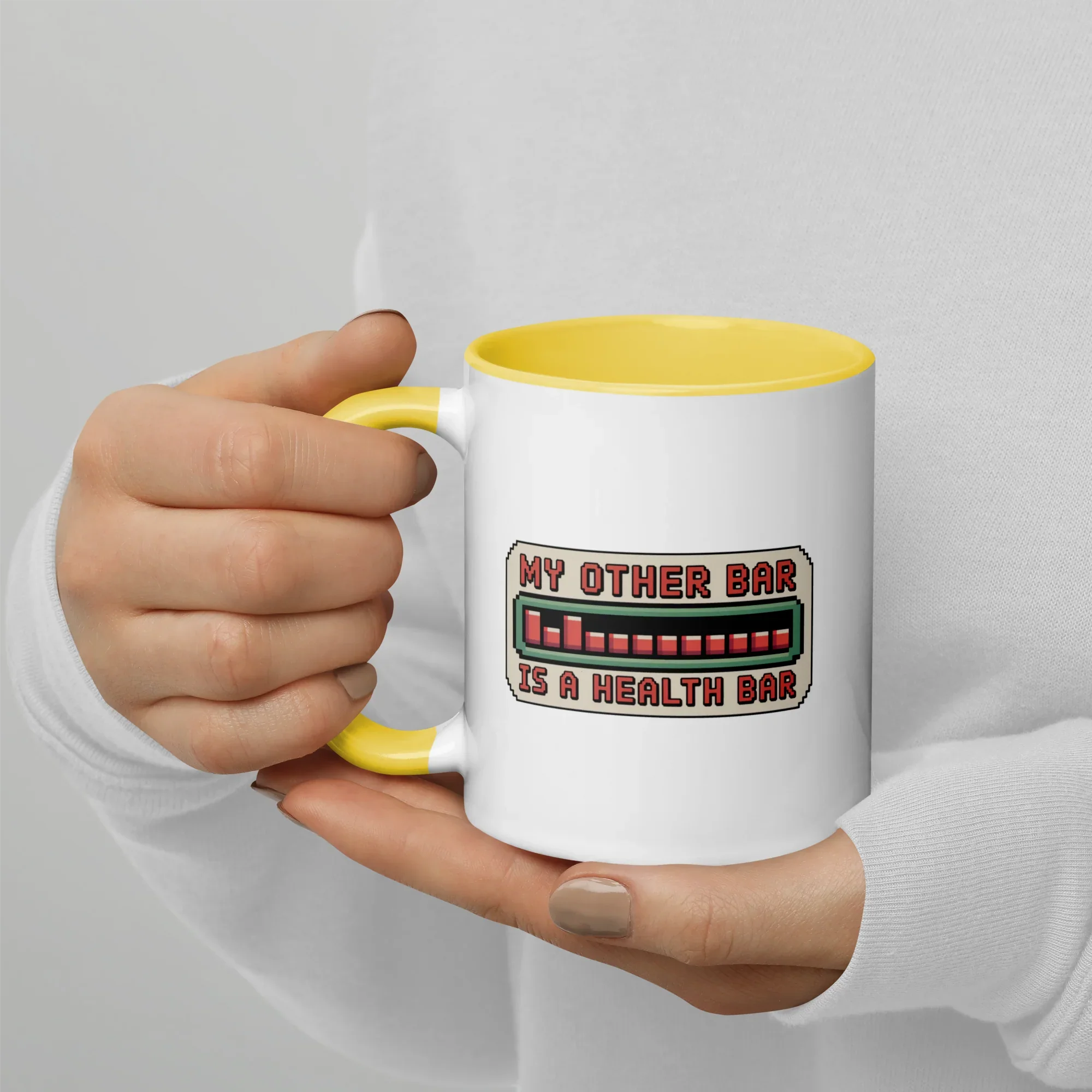 Retro Gaming Bartop Mug – Pixel Nostalgia Design for True Arcade Fans - RaZits