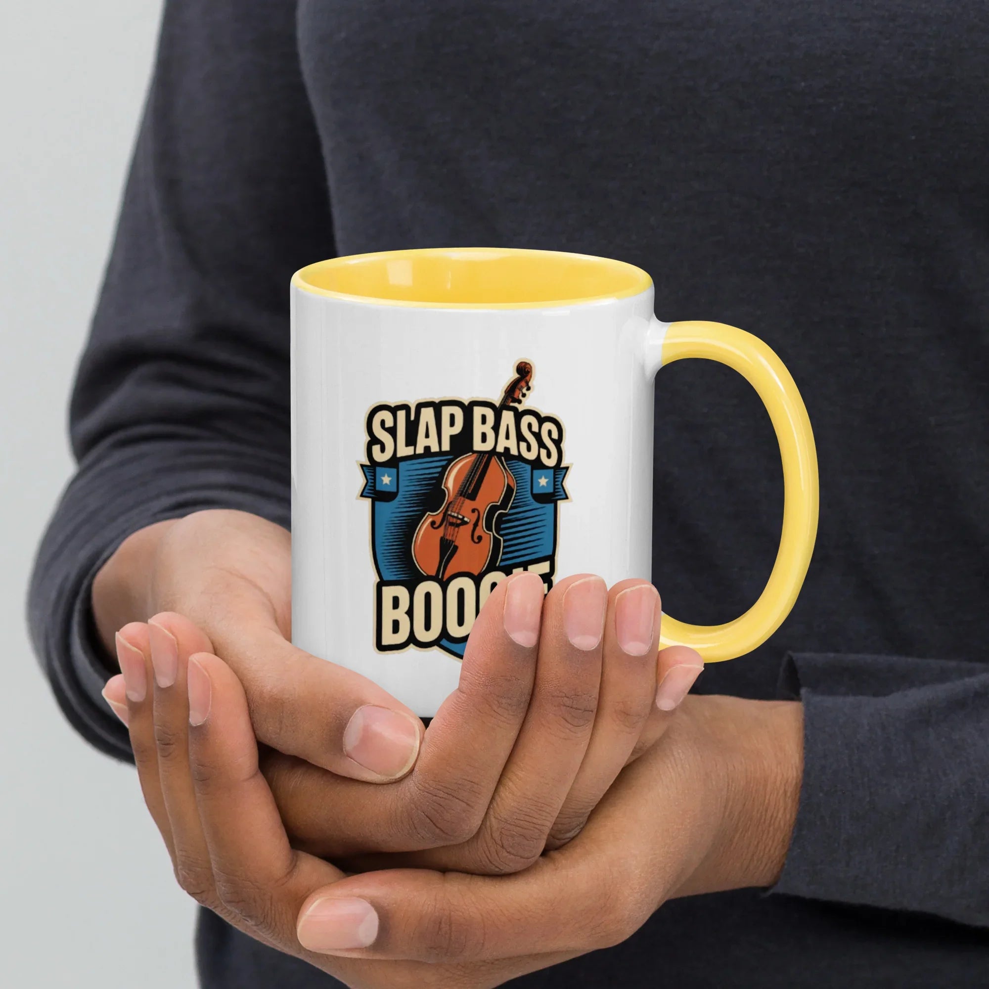 Slap Bass Boogie Retro Bass Ceramic Mug - RaZits
