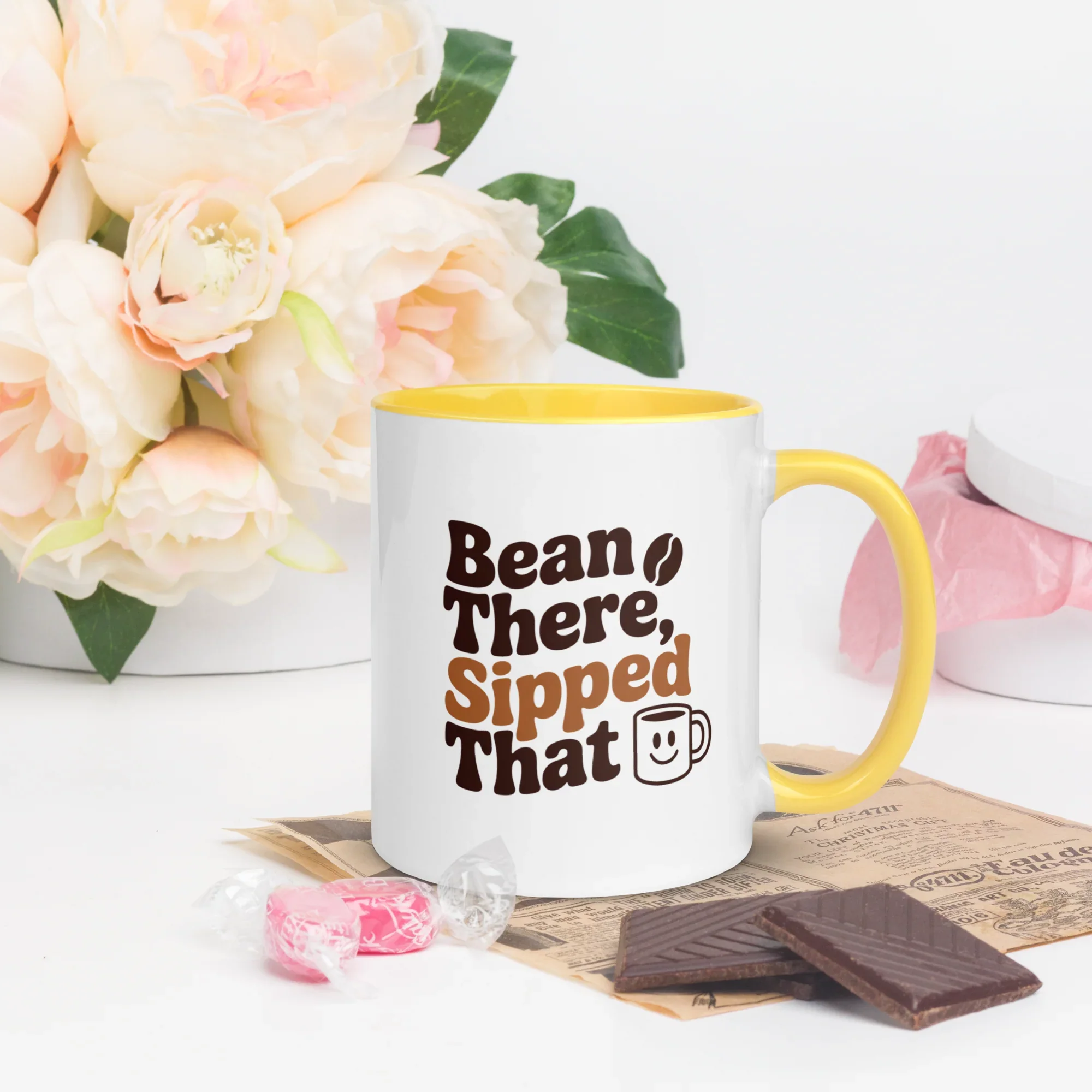 Bean There, Sipped That Ceramic Coffee Mug - RaZits