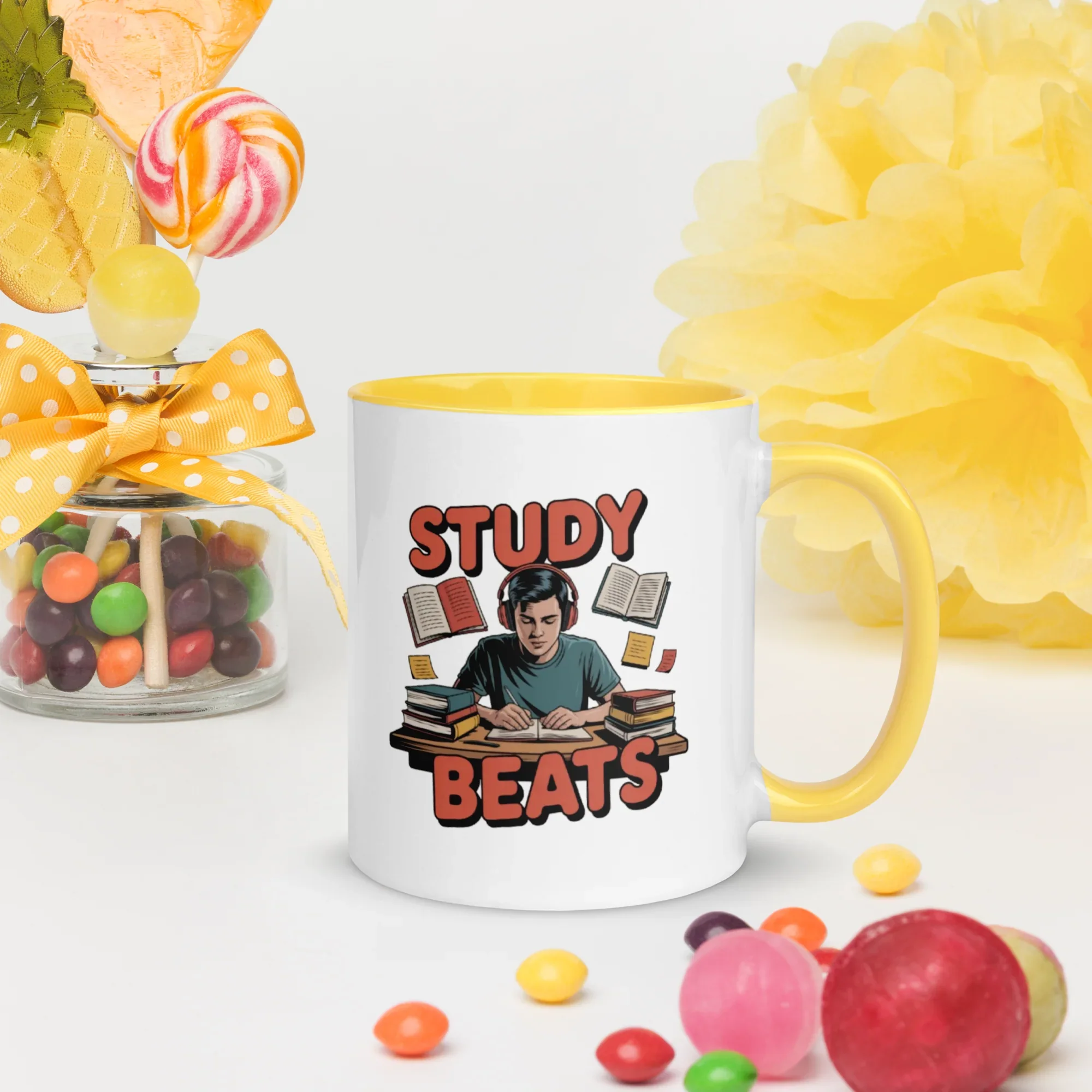 Study Beats Focus-Mode Ceramic Mug - RaZits