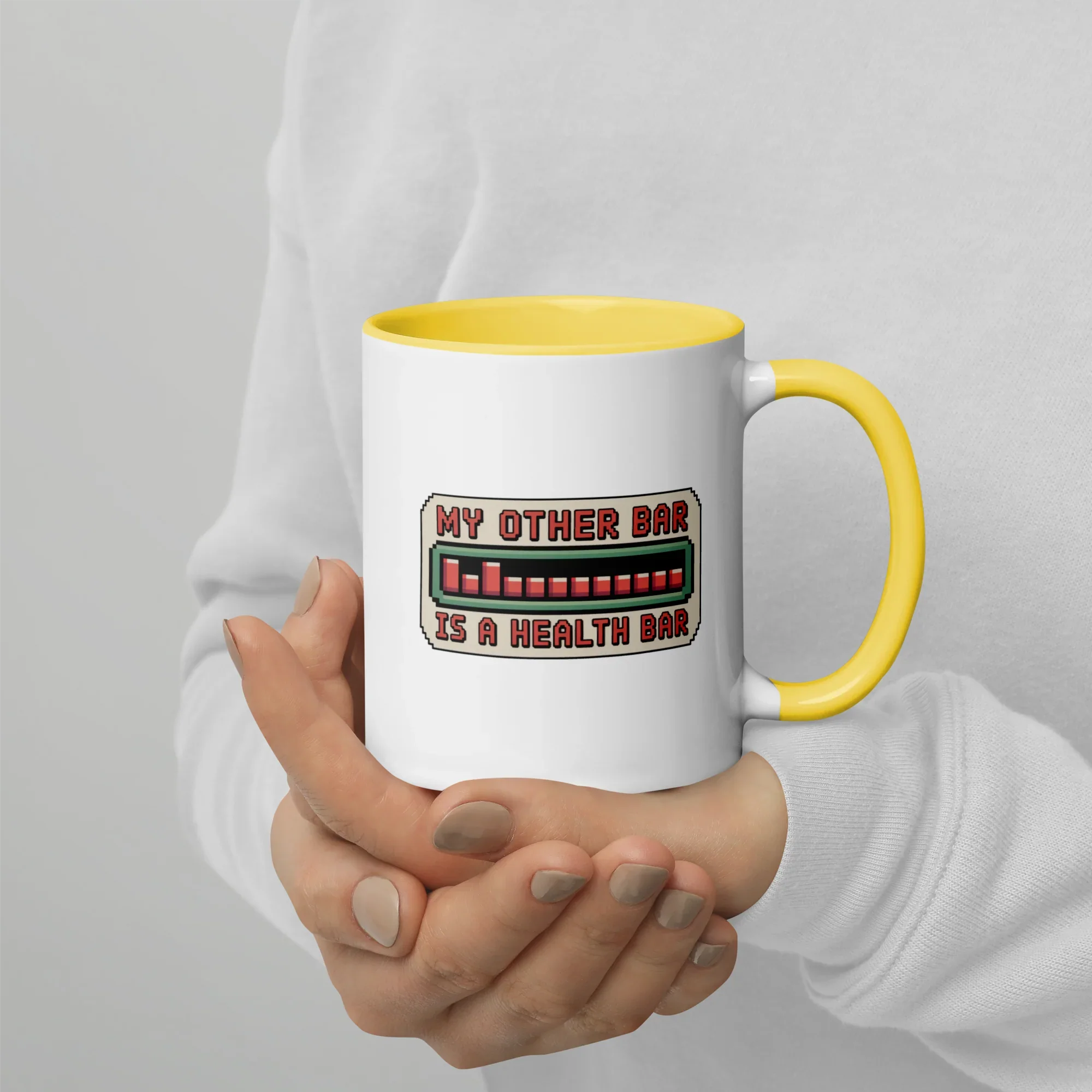Retro Gaming Bartop Mug – Pixel Nostalgia Design for True Arcade Fans - RaZits