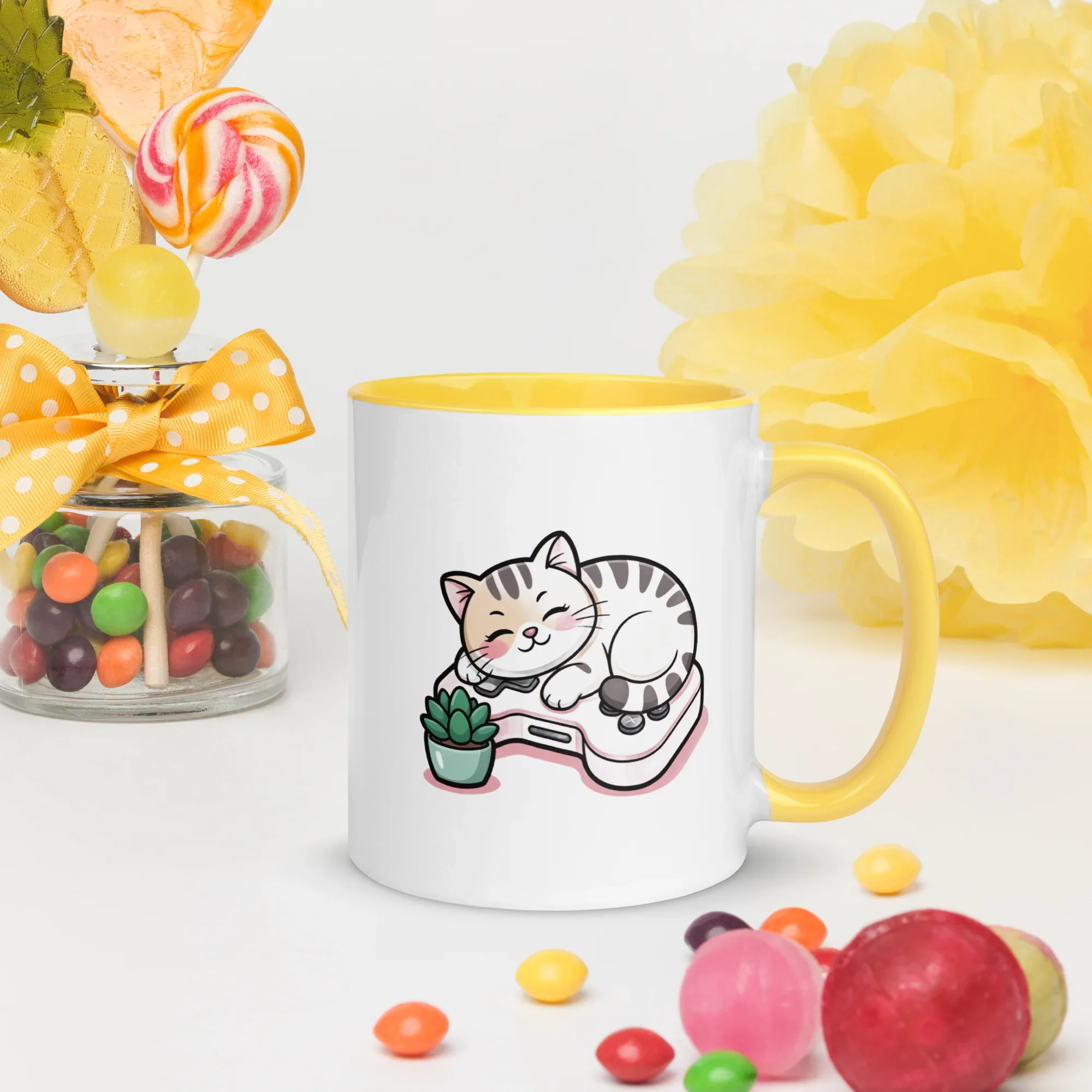 Gamer Cat Mug – Cozy Kawaii Vibes for Chill Players - RaZits