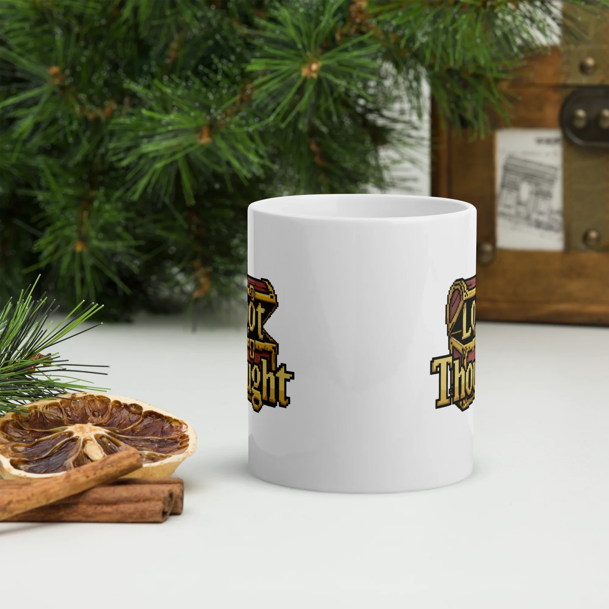 Loot of Thought Mug – Pixel Art Gamer Cup with Retro RPG Style - RaZits