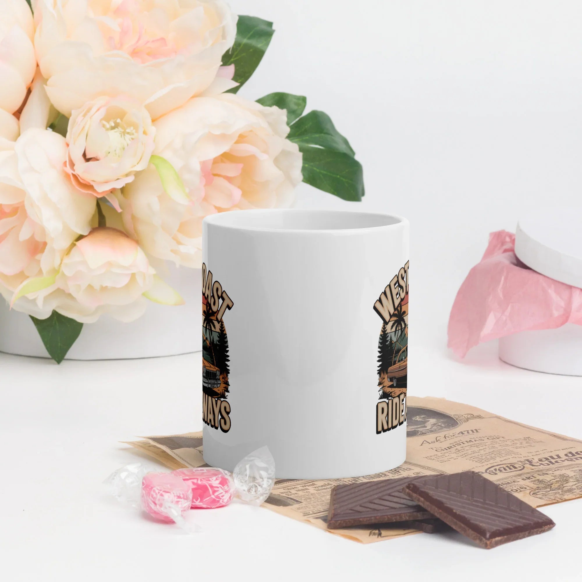 West Coast Ride Always Ceramic Mug - RaZits