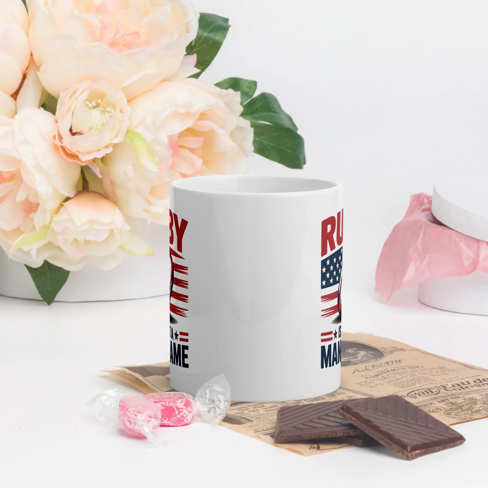 Rugby Isn’t Just a Man’s Game Patriotic Mug - RaZits