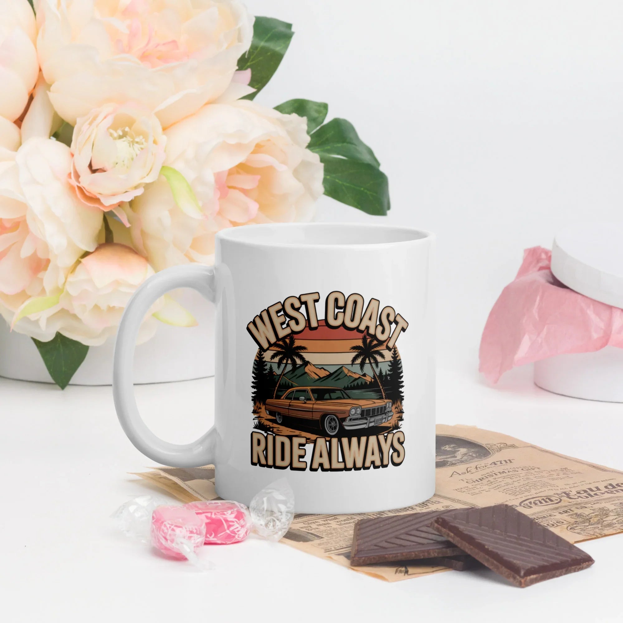 West Coast Ride Always Ceramic Mug - RaZits