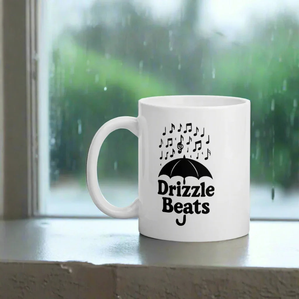 Drizzle Beats Mug – Moody Coffee Vibes in Every Sip - RaZits