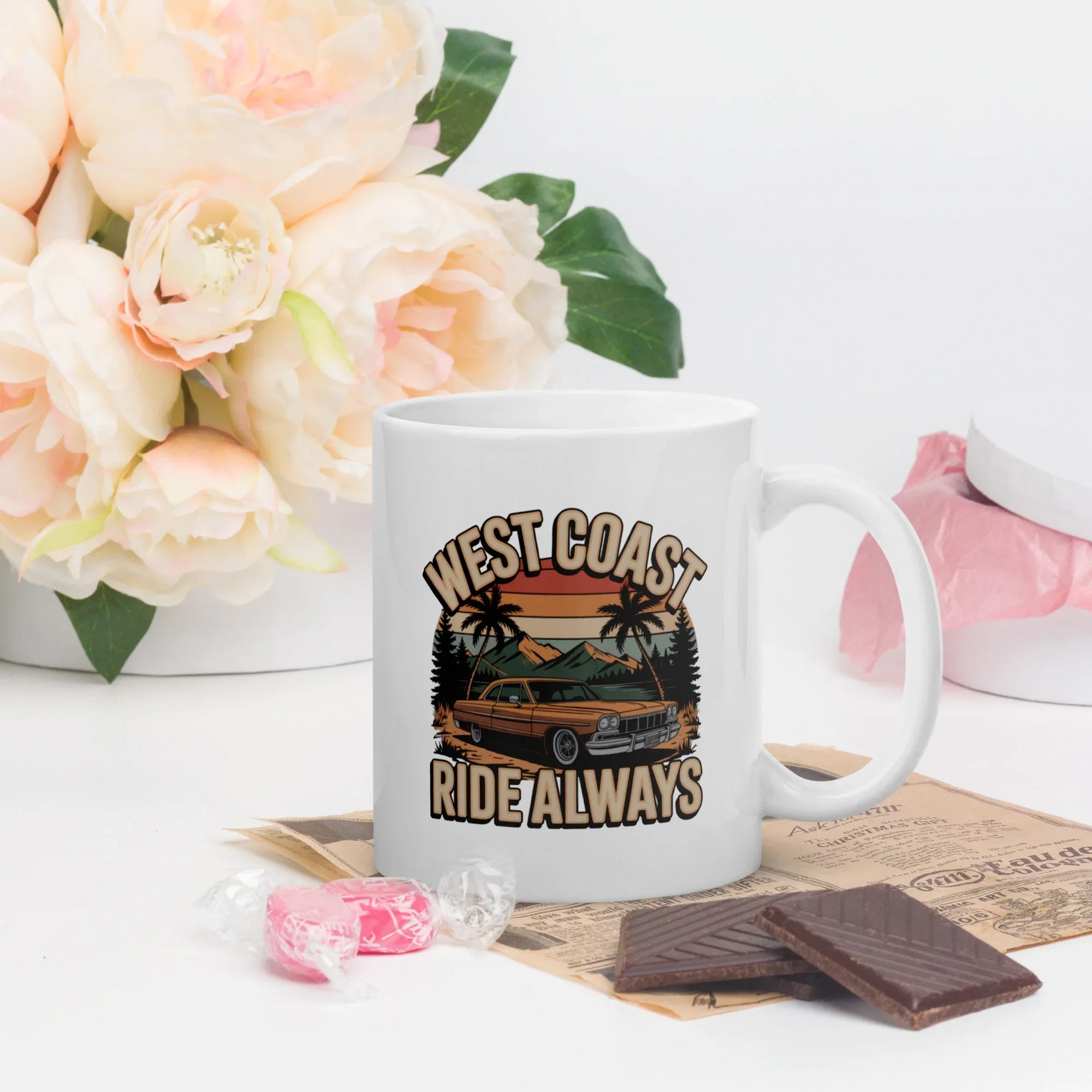 West Coast Ride Always Ceramic Mug - RaZits
