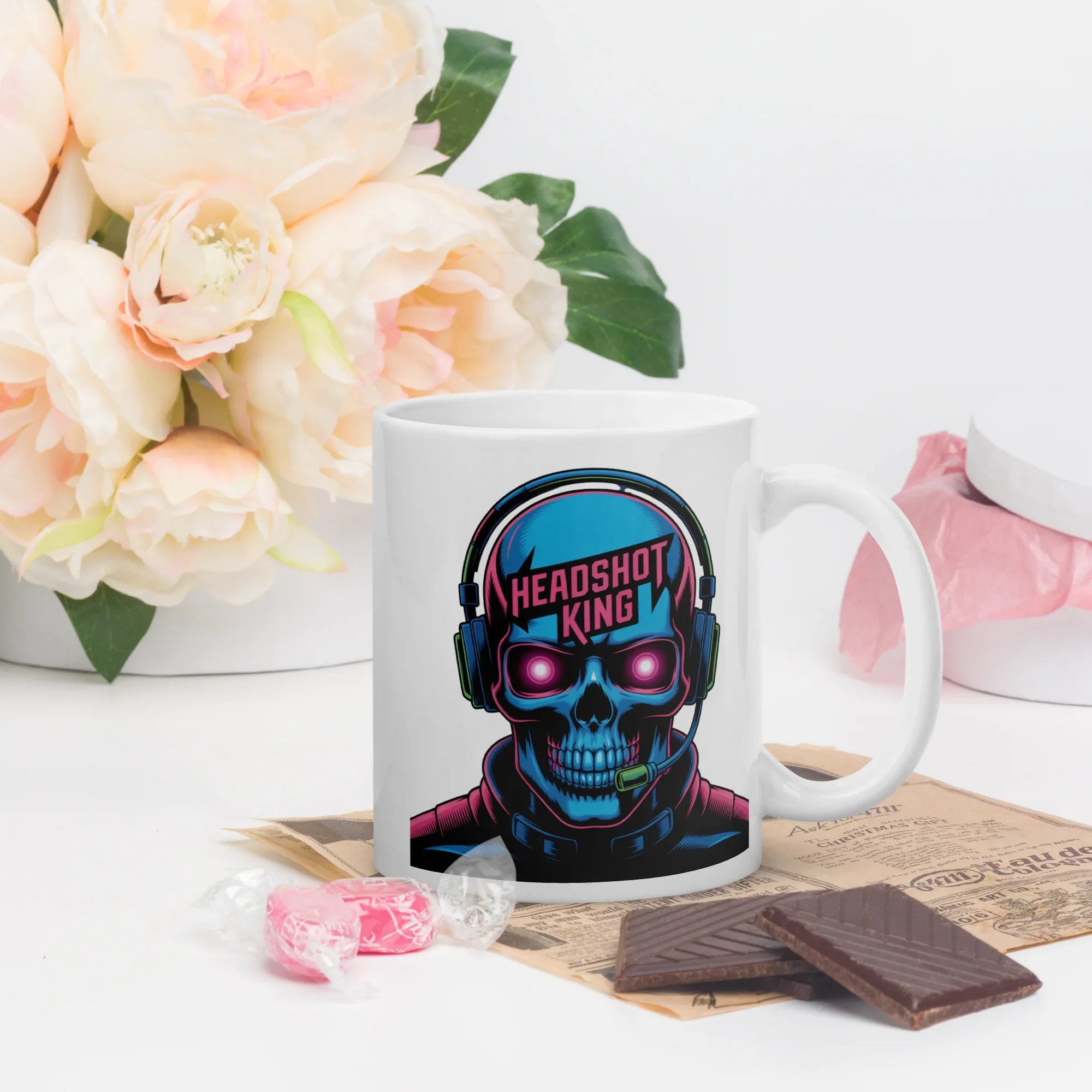 HEADSHOT KING – FPS Gamer Energy Mug for Esports Legends - RaZits