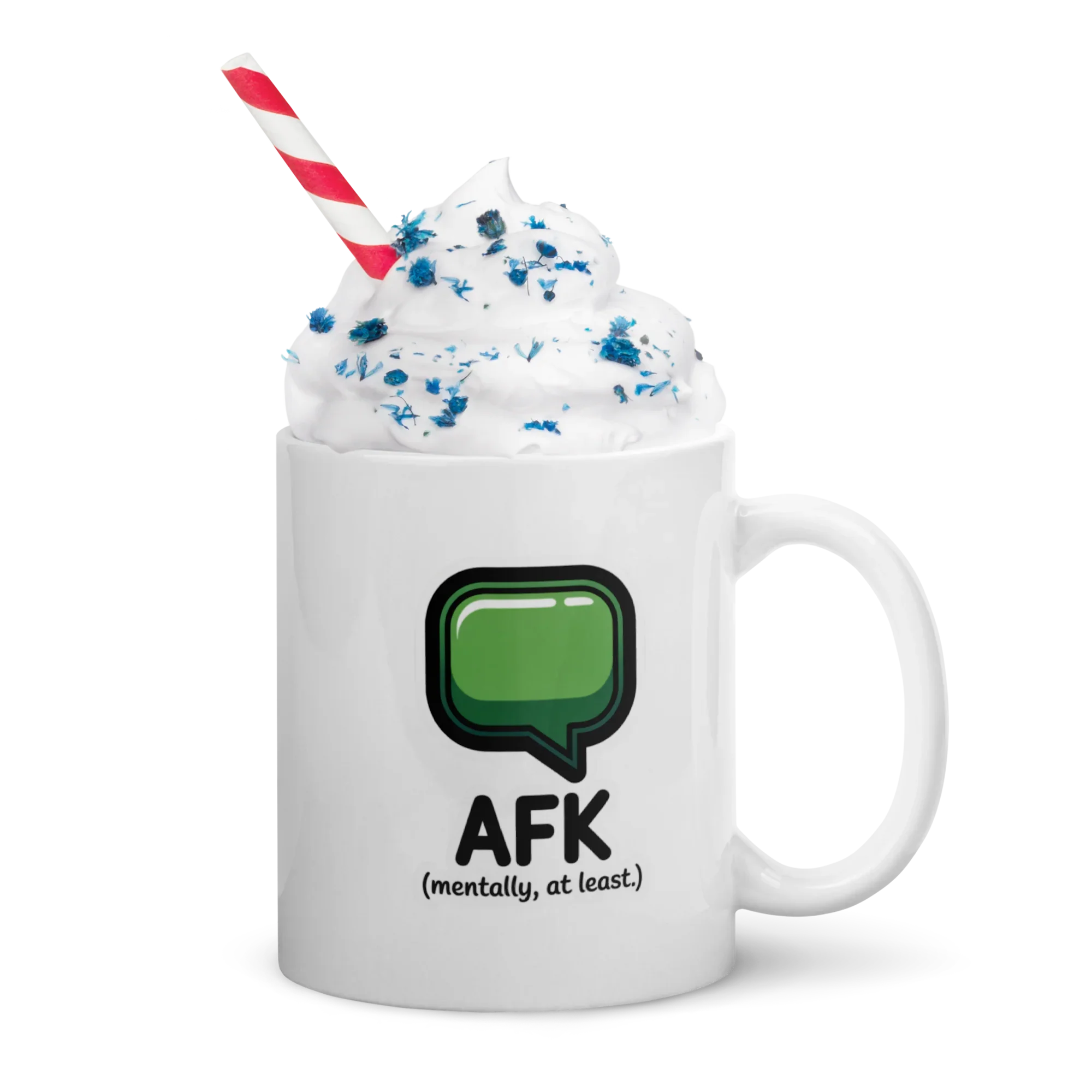 AFK (Mentally, at Least) Mug | Gamer Humor & Relatable AFK Energy - RaZits