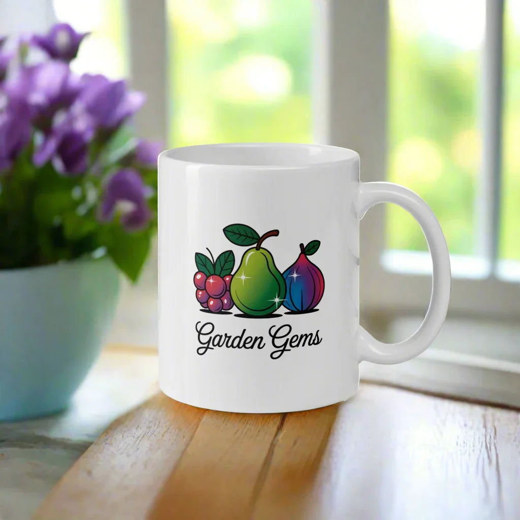 Garden Gems – Vibrant Fruit Art Mug - RaZits