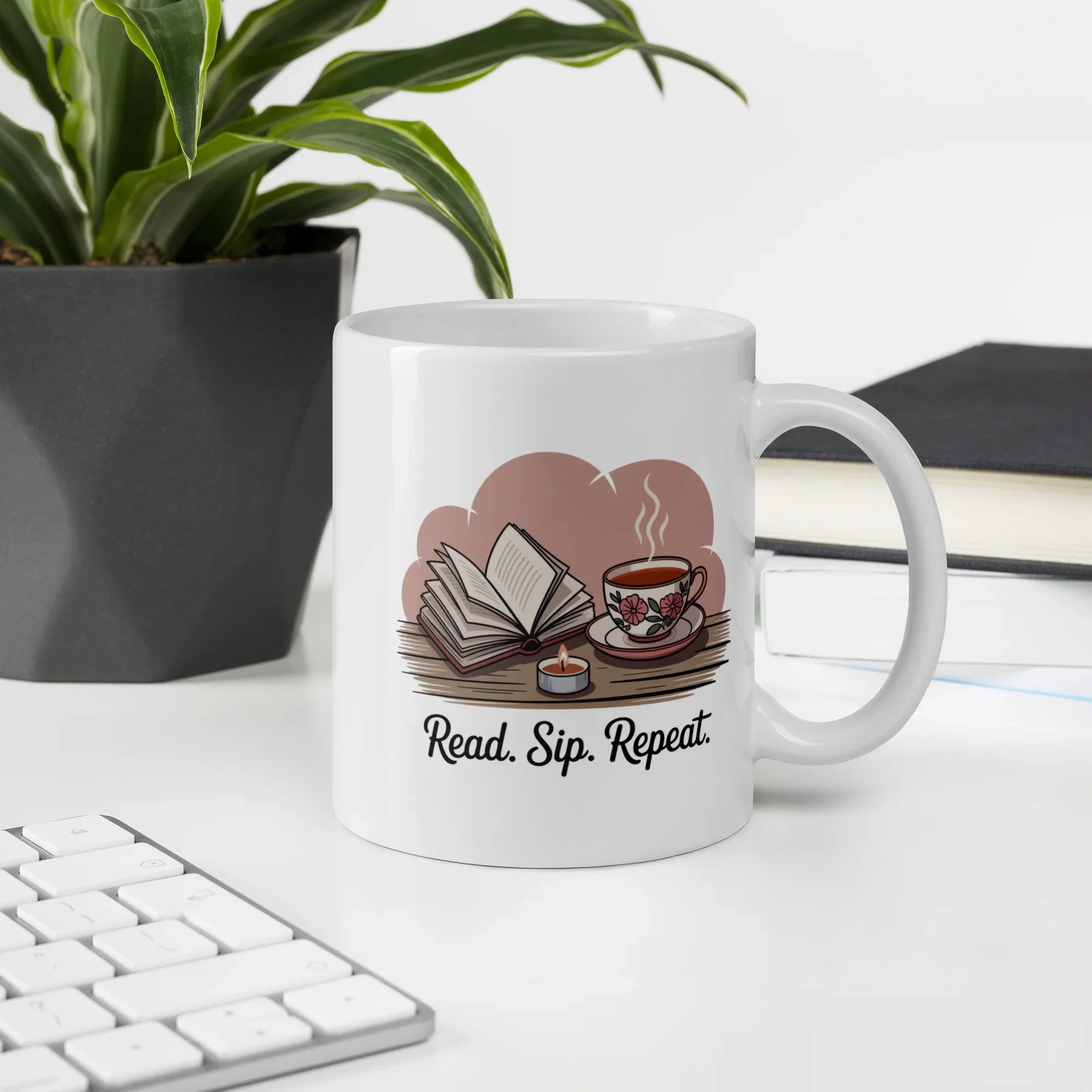 Read Sip Repeat Mug – Book Lover Tea Reading Cup - RaZits