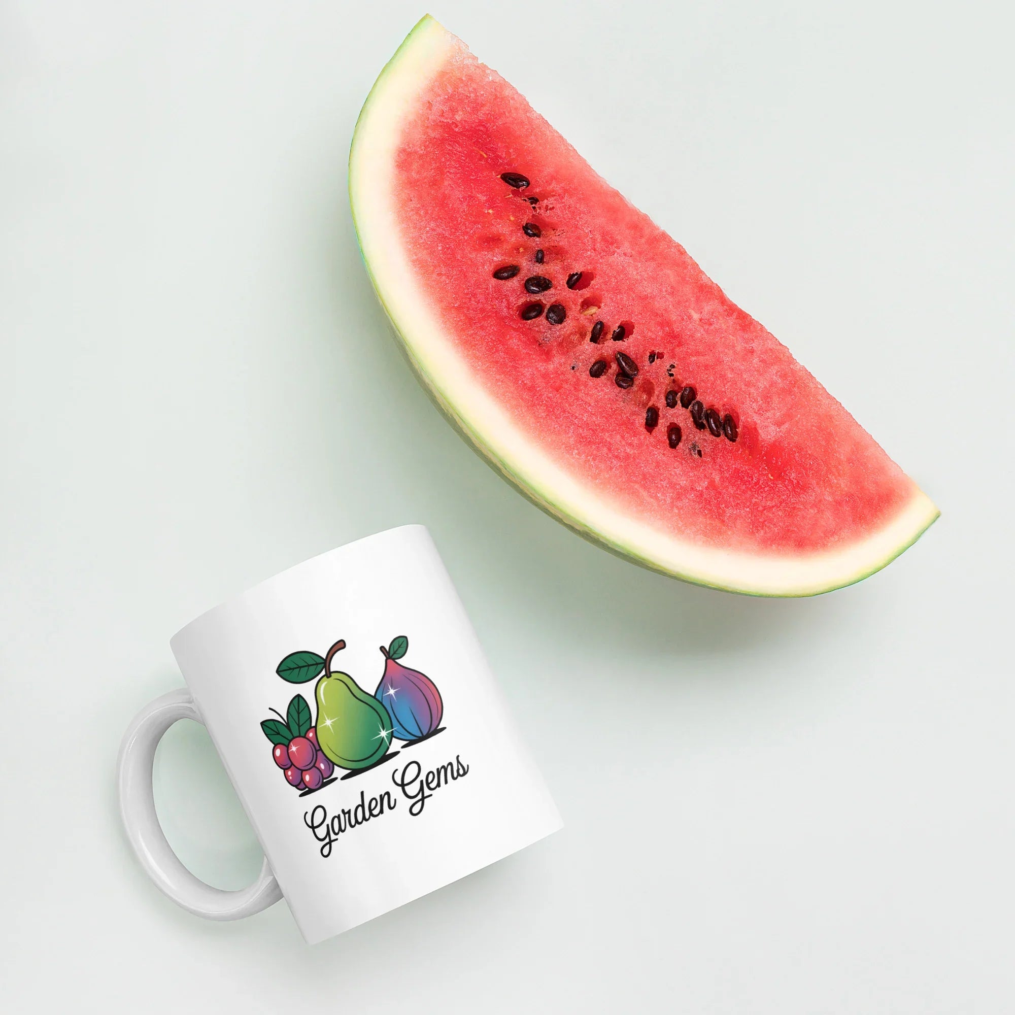Garden Gems – Vibrant Fruit Art Mug - RaZits