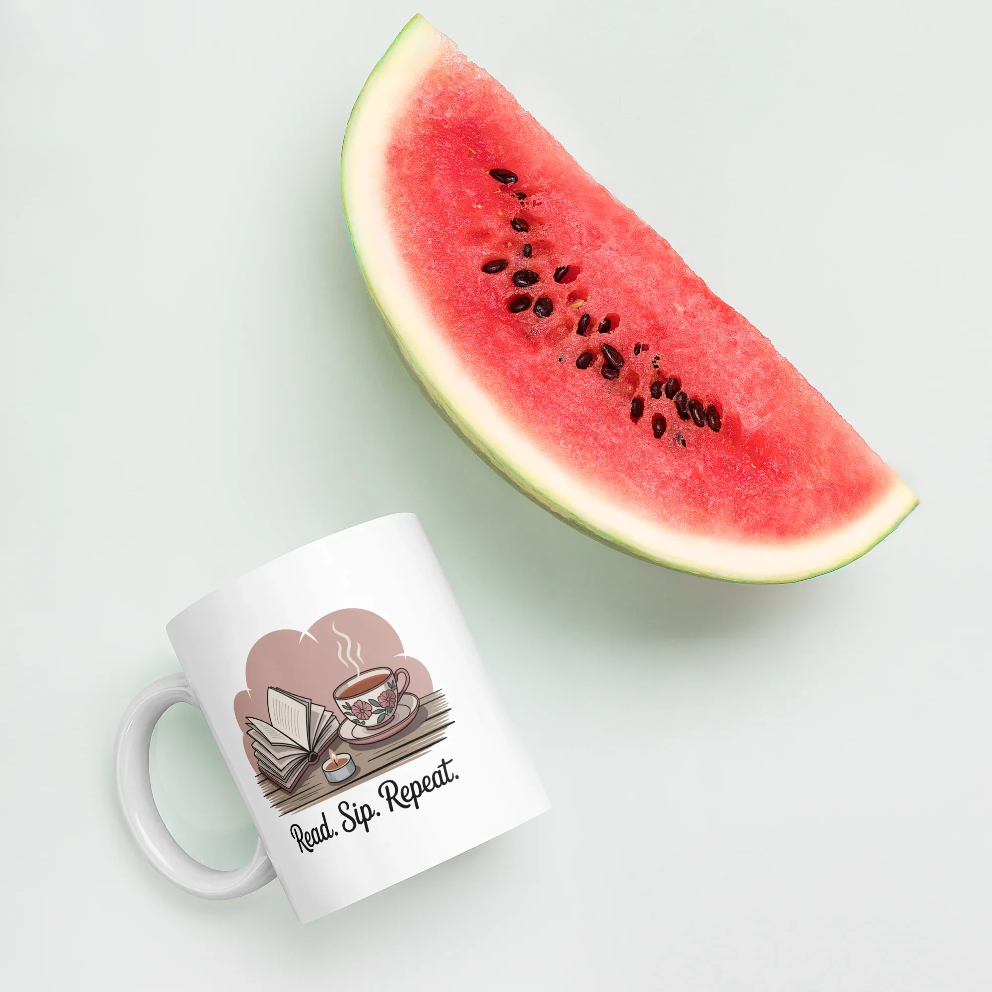 Read Sip Repeat Mug – Book Lover Tea Reading Cup - RaZits