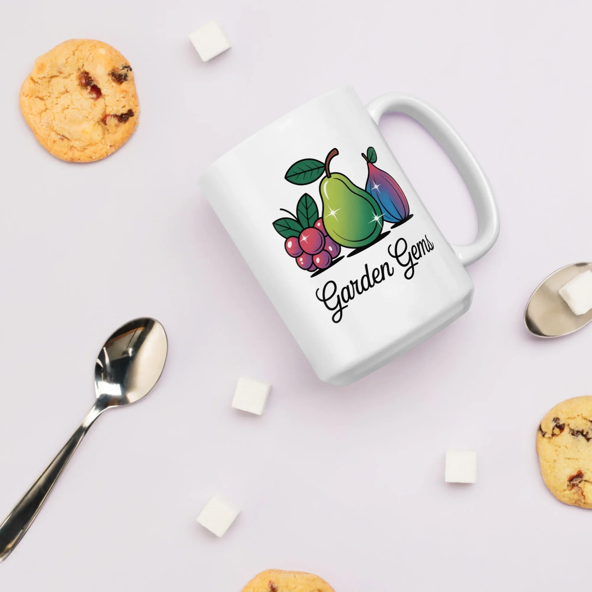 Garden Gems – Vibrant Fruit Art Mug - RaZits