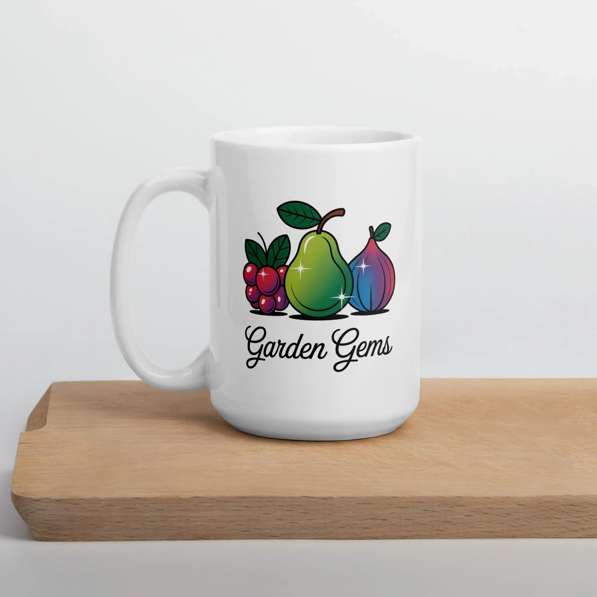 Garden Gems – Vibrant Fruit Art Mug - RaZits