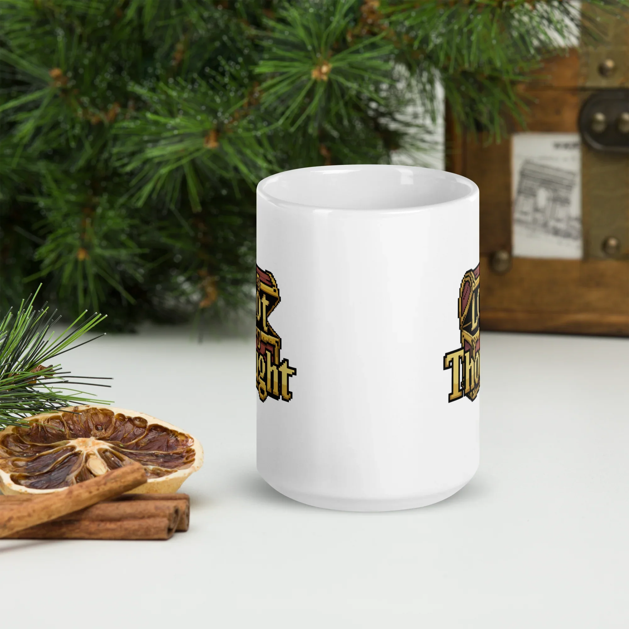 Loot of Thought Mug – Pixel Art Gamer Cup with Retro RPG Style - RaZits