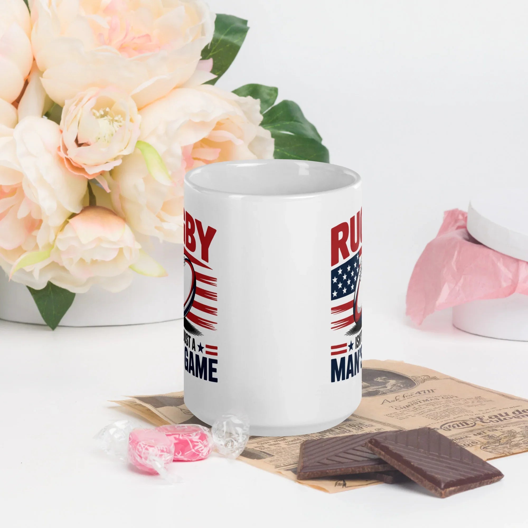 Rugby Isn’t Just a Man’s Game Patriotic Mug - RaZits