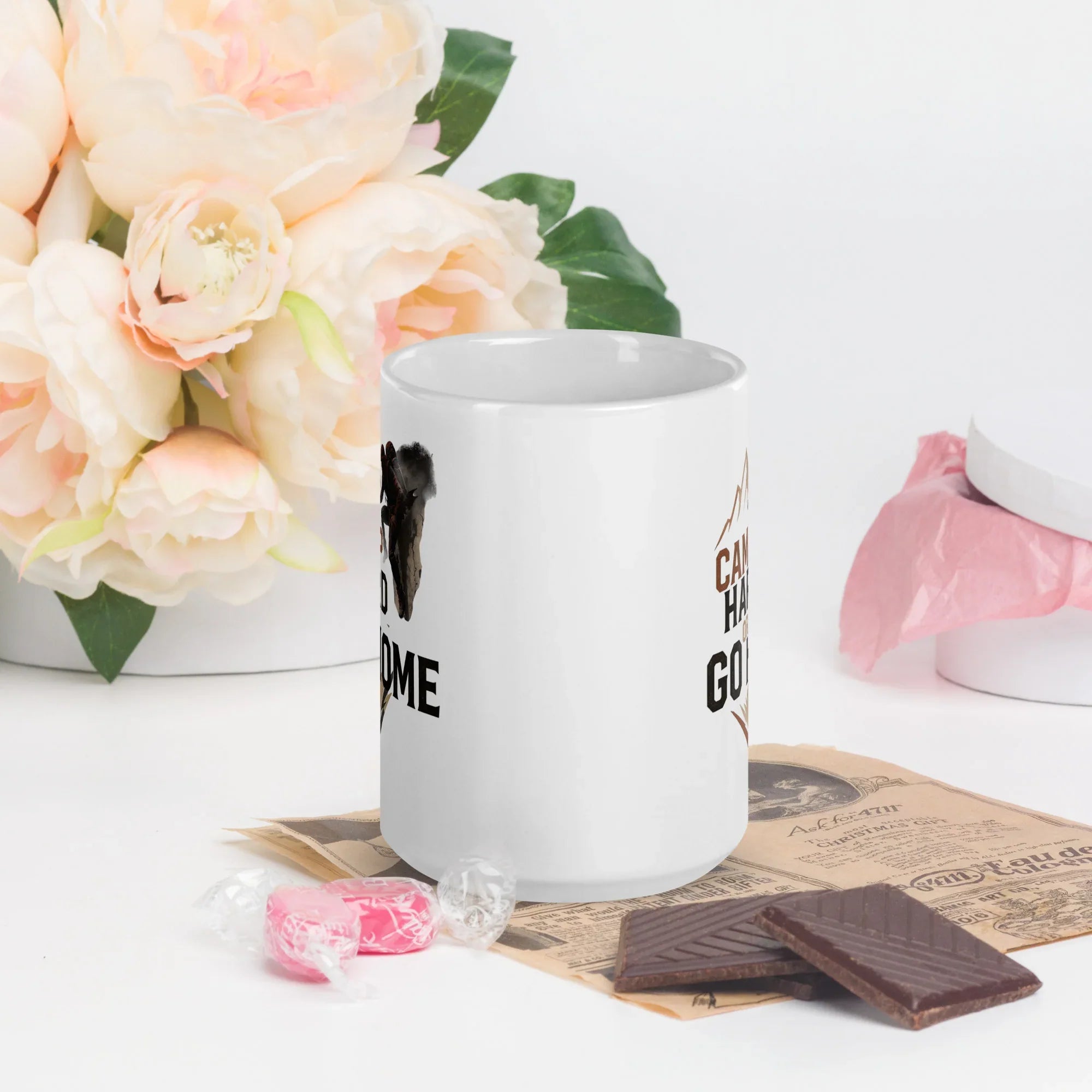 Camp Hard or Go Home – Ceramic Adventure Mug - RaZits