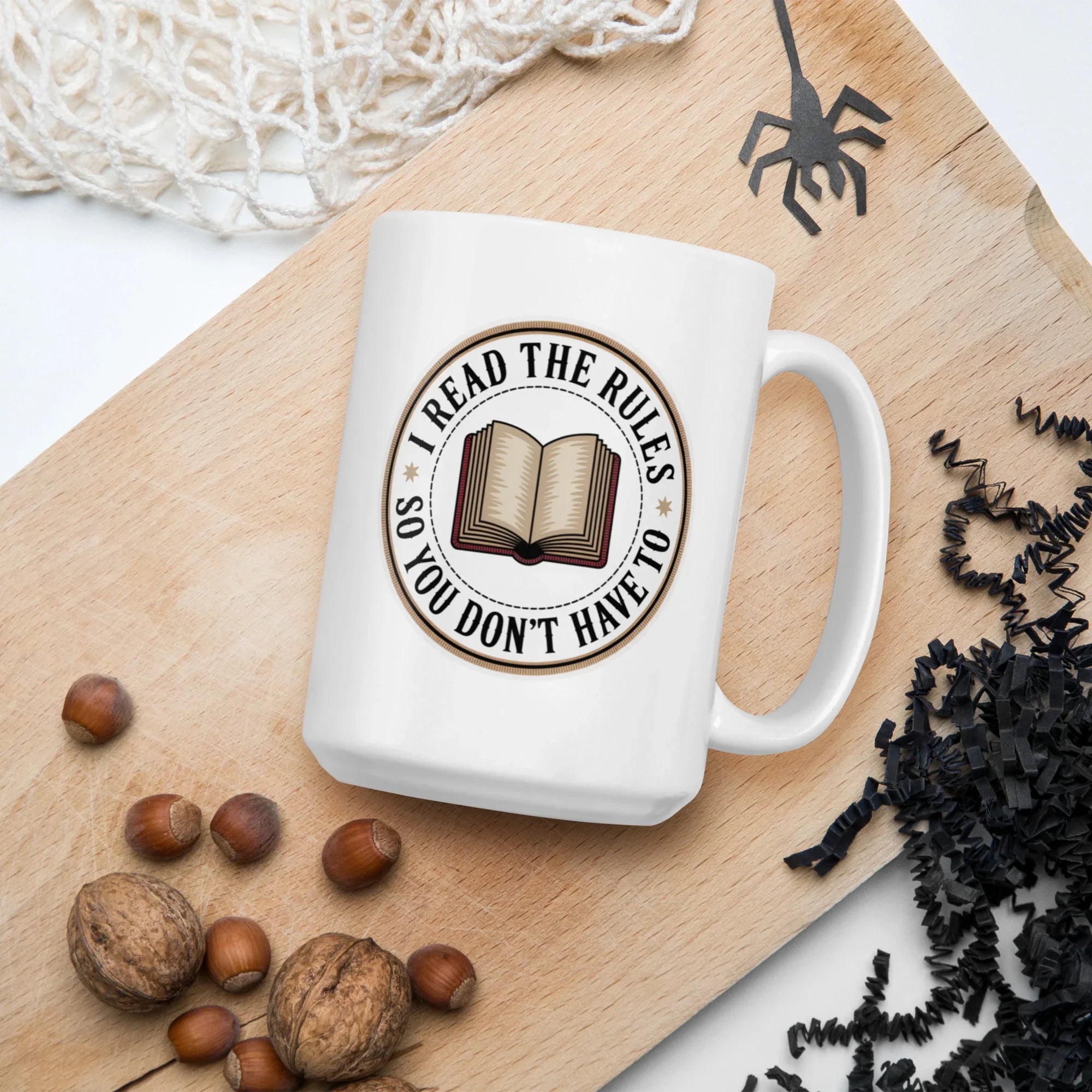 I READ THE RULES SO YOU DON’T HAVE TO Mug | Tabletop Gamer & Dungeon Master Humor - RaZits