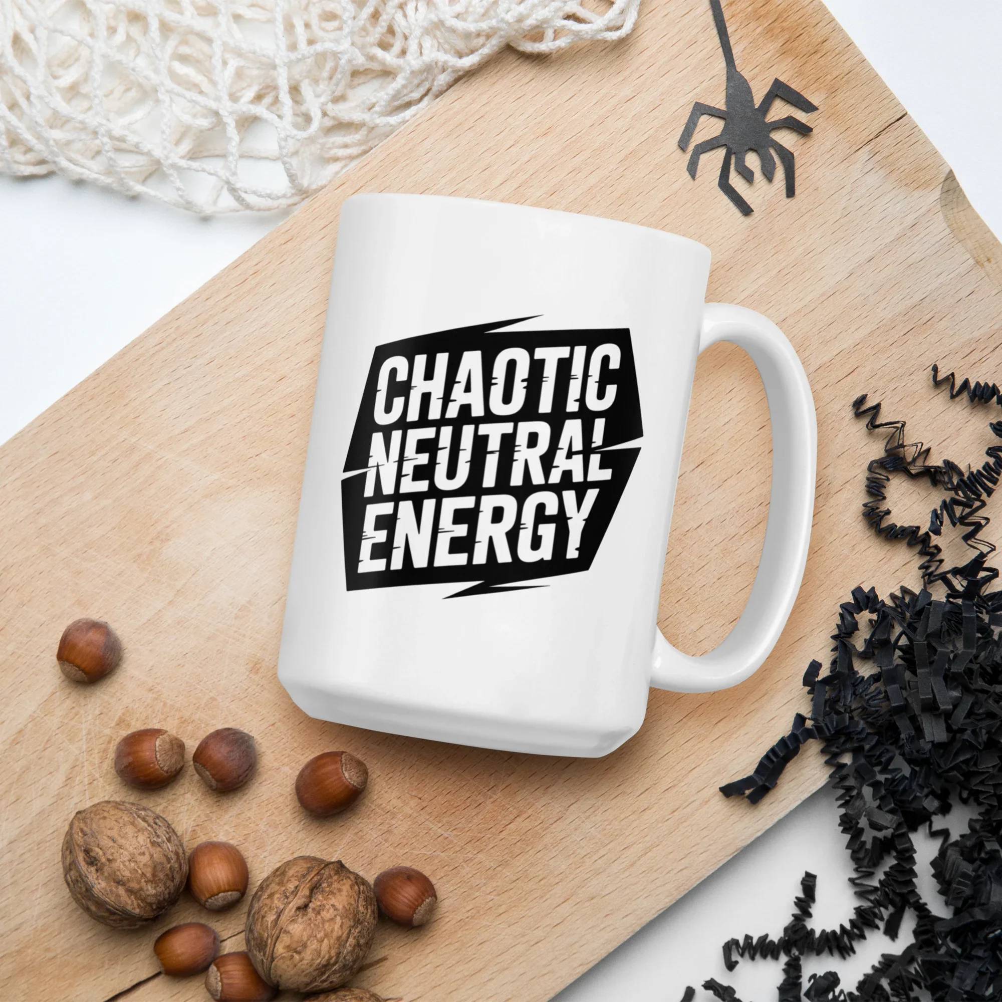 Chaotic Neutral Energy Mug – Gamer Alignment Humor for Tabletop Legends - RaZits