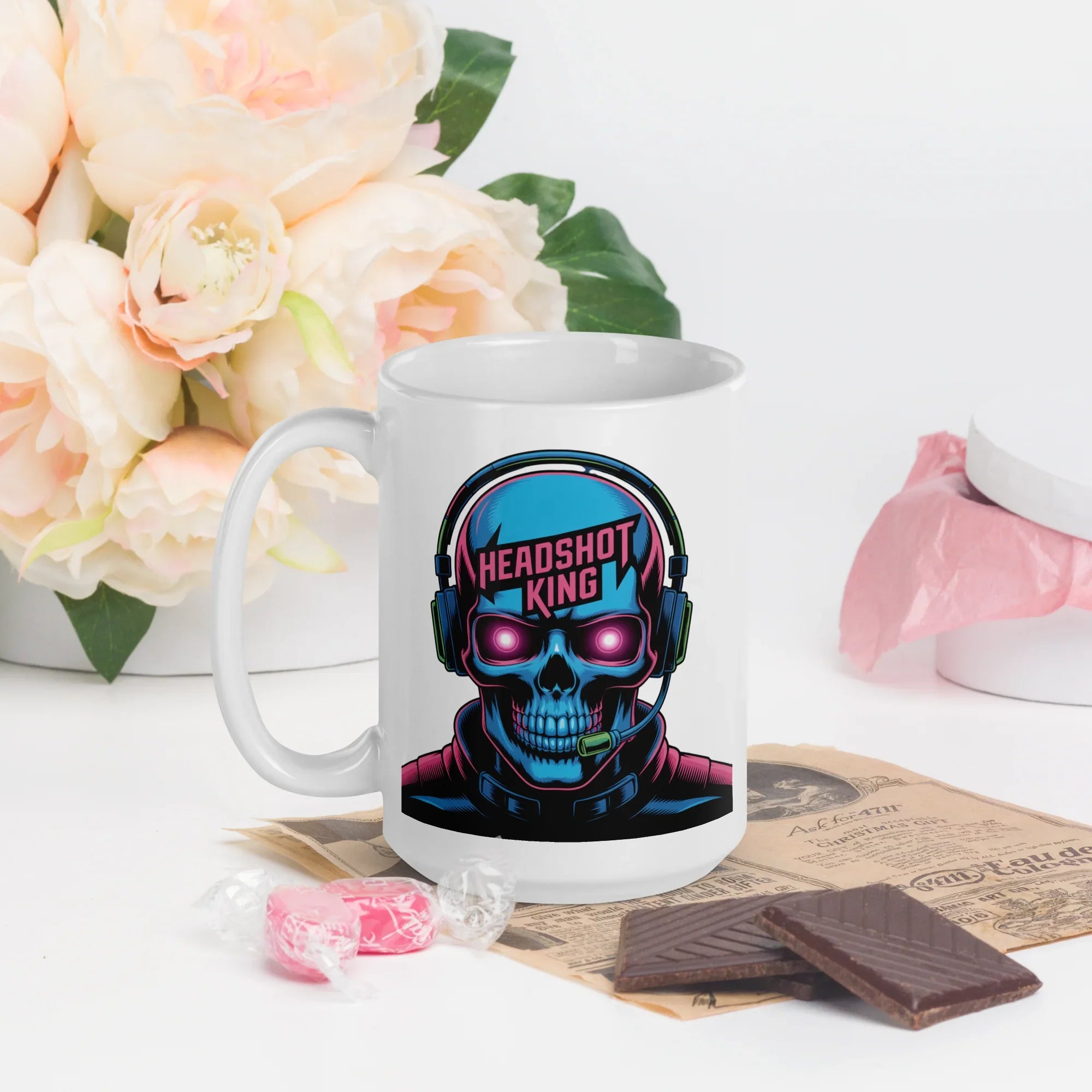 HEADSHOT KING – FPS Gamer Energy Mug for Esports Legends - RaZits