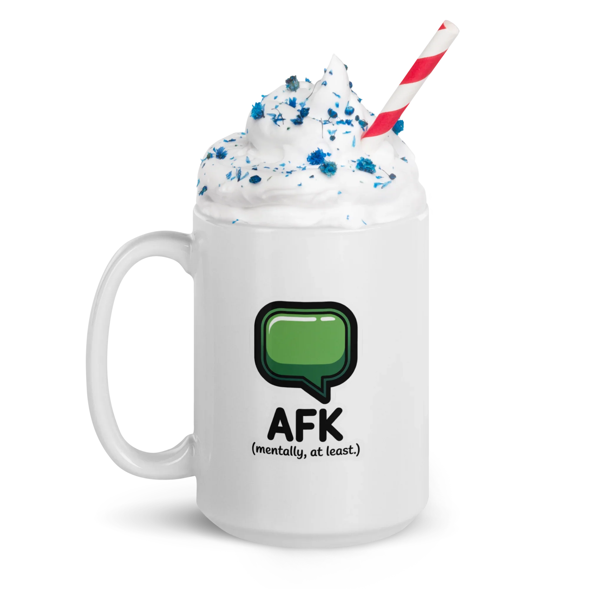 AFK (Mentally, at Least) Mug | Gamer Humor & Relatable AFK Energy - RaZits