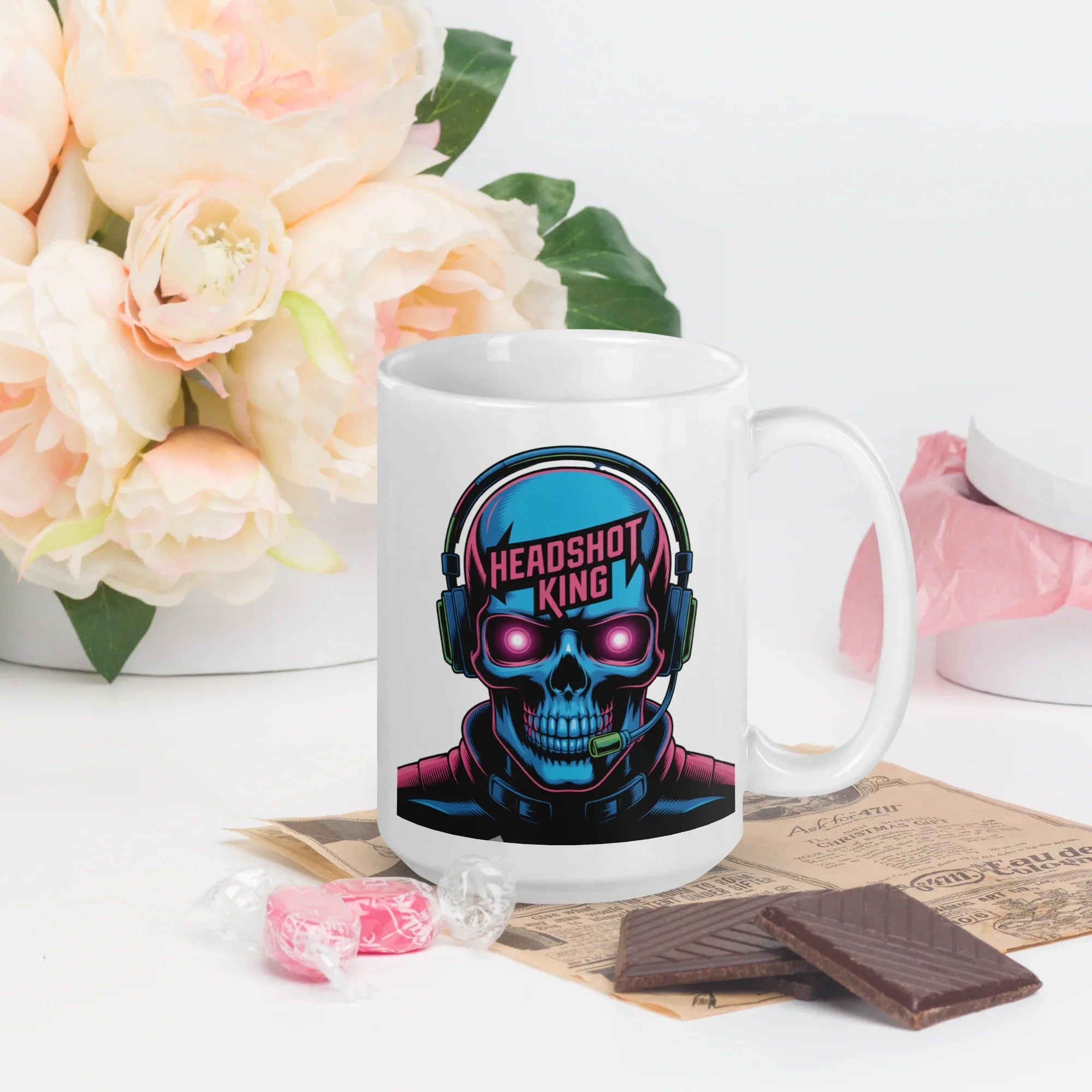 HEADSHOT KING – FPS Gamer Energy Mug for Esports Legends - RaZits