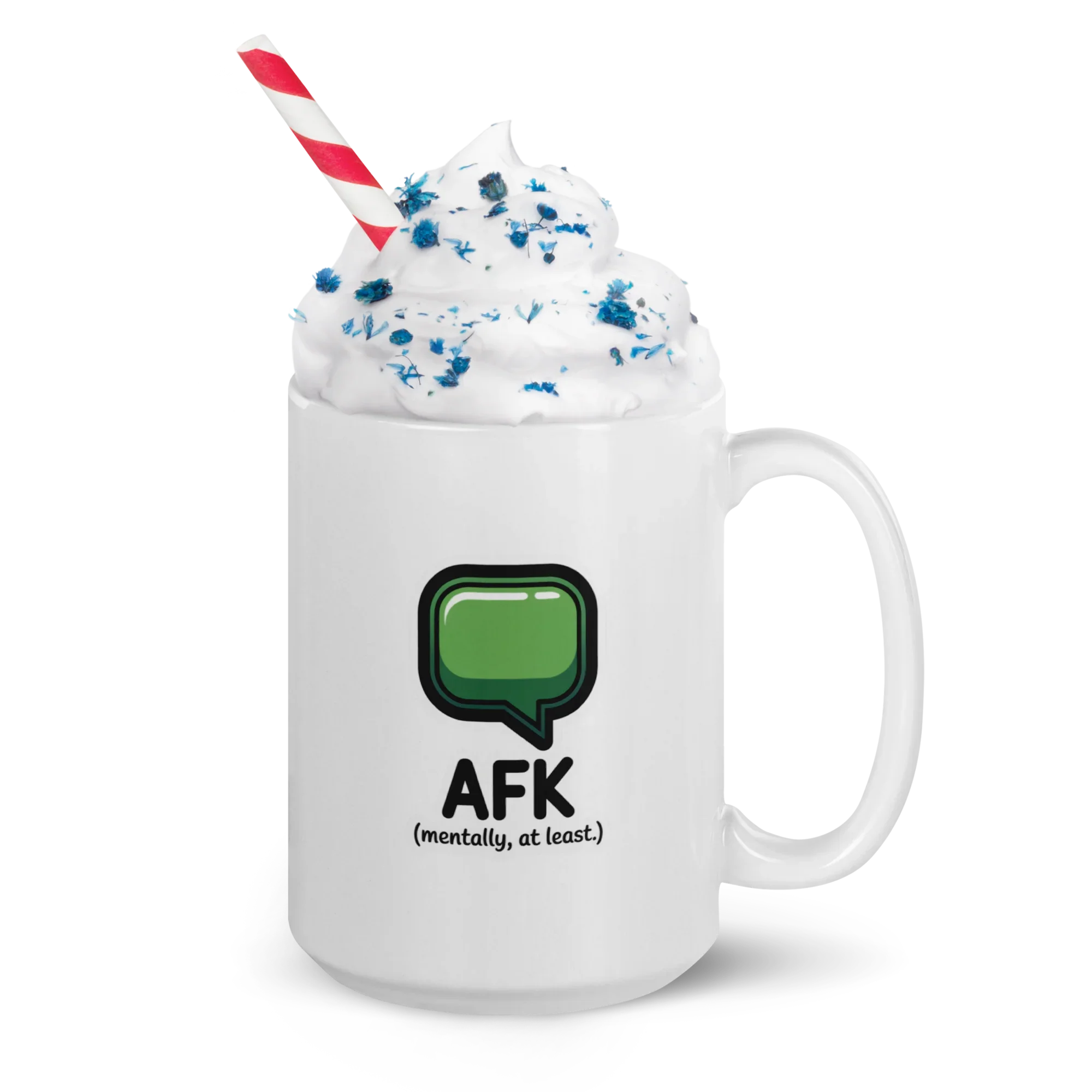 AFK (Mentally, at Least) Mug | Gamer Humor & Relatable AFK Energy - RaZits