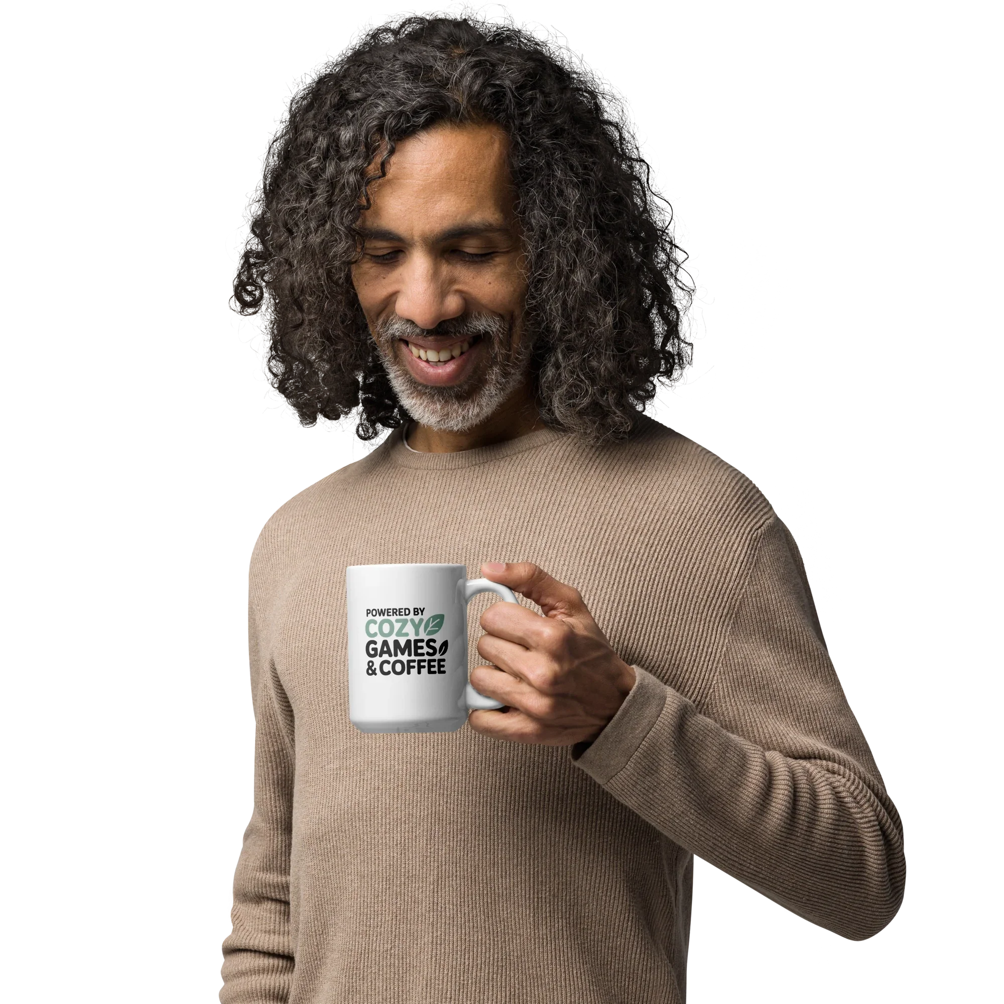 Powered by Cozy Games & Coffee Mug – Minimalist Gamer Lifestyle Design - RaZits