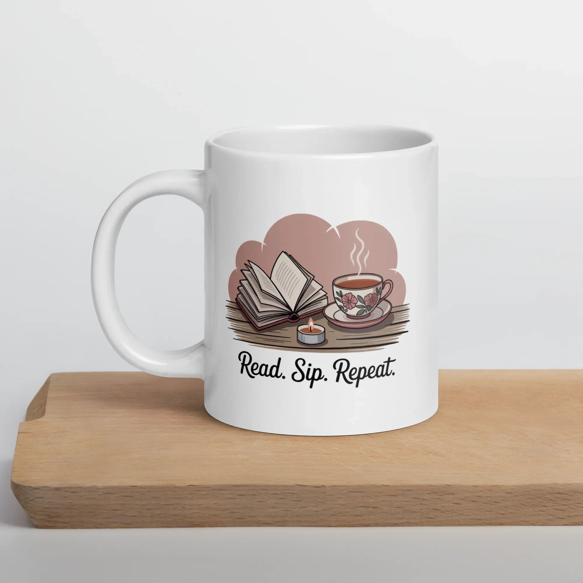 Read Sip Repeat Mug – Book Lover Tea Reading Cup - RaZits