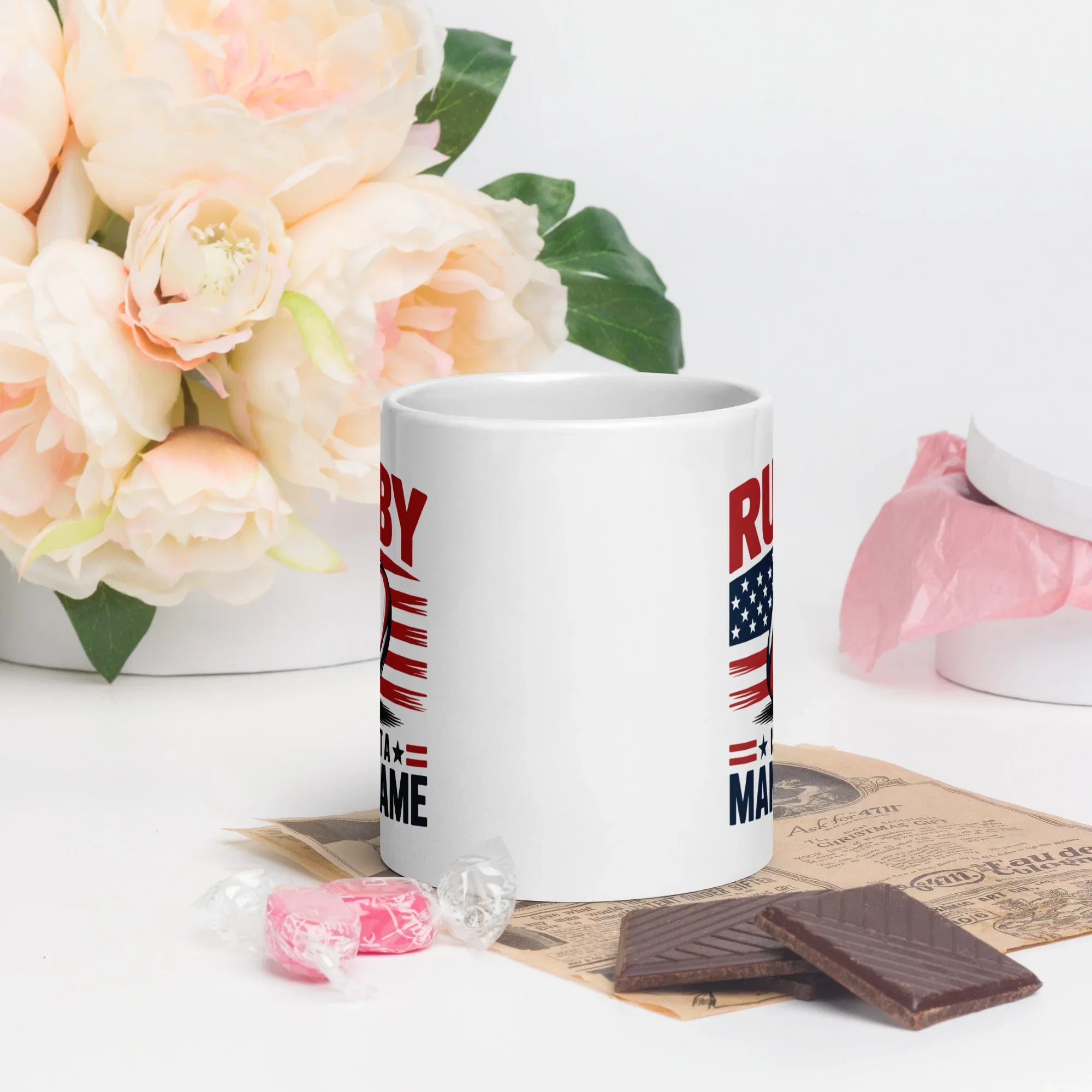 Rugby Isn’t Just a Man’s Game Patriotic Mug - RaZits