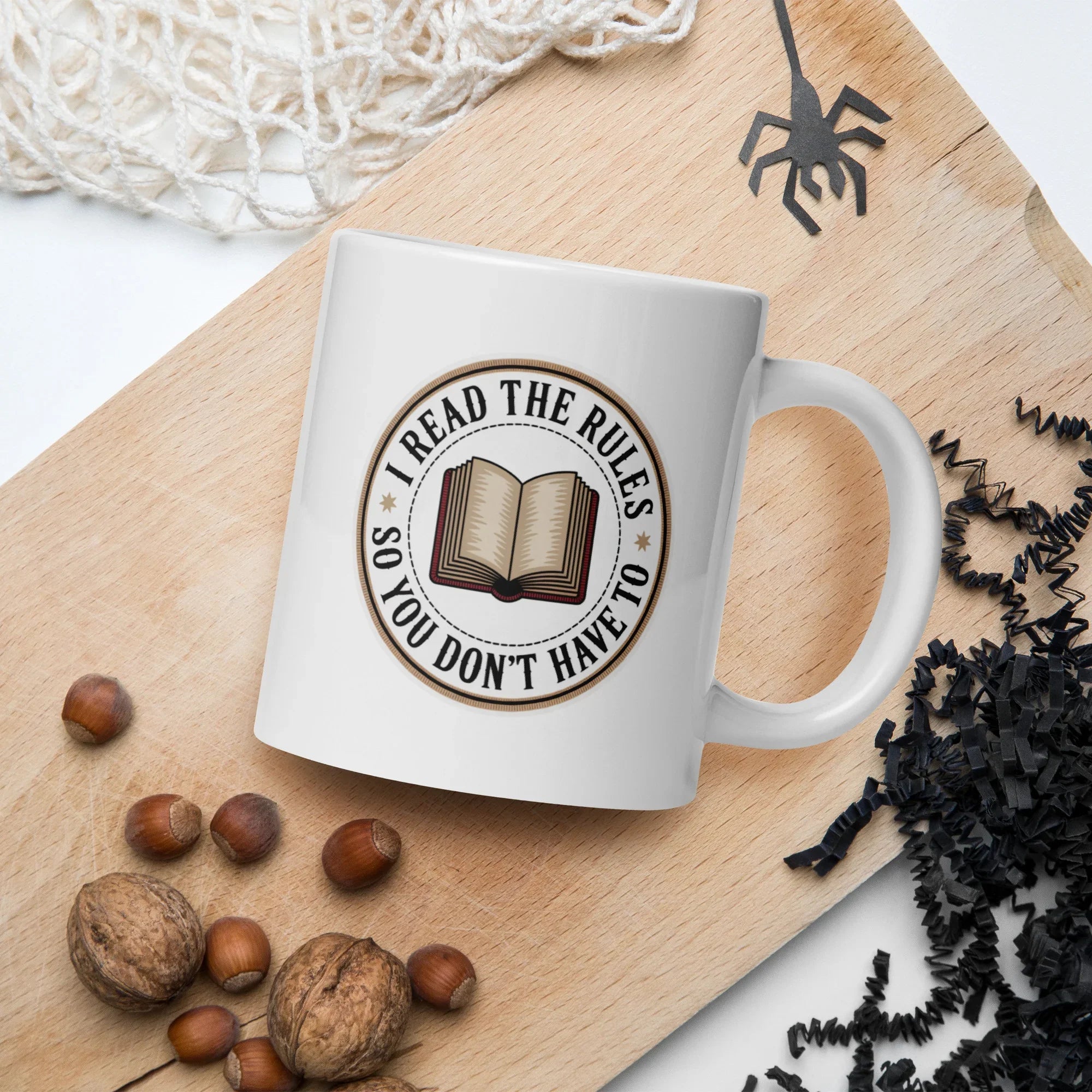 I READ THE RULES SO YOU DON’T HAVE TO Mug | Tabletop Gamer & Dungeon Master Humor - RaZits