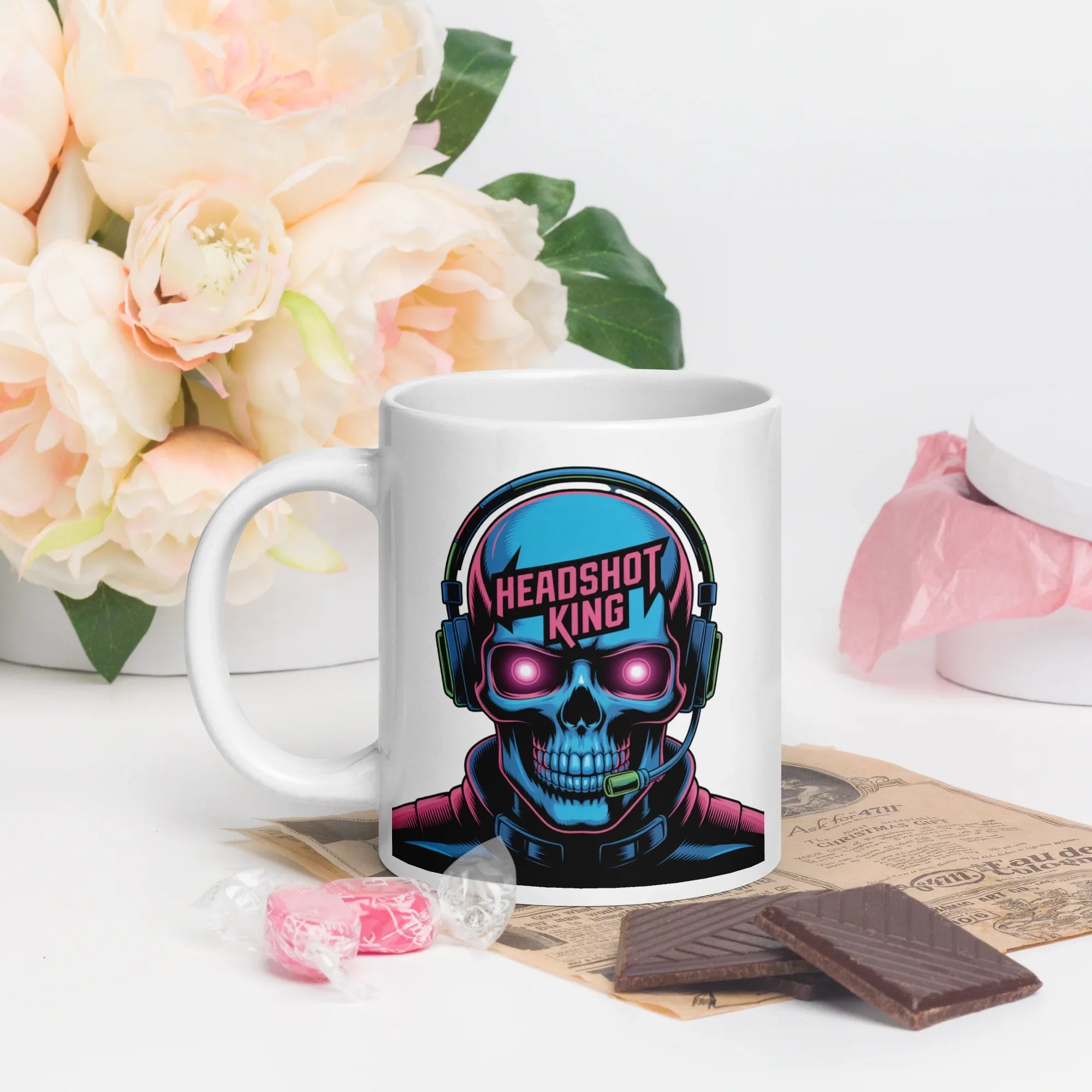 HEADSHOT KING – FPS Gamer Energy Mug for Esports Legends - RaZits